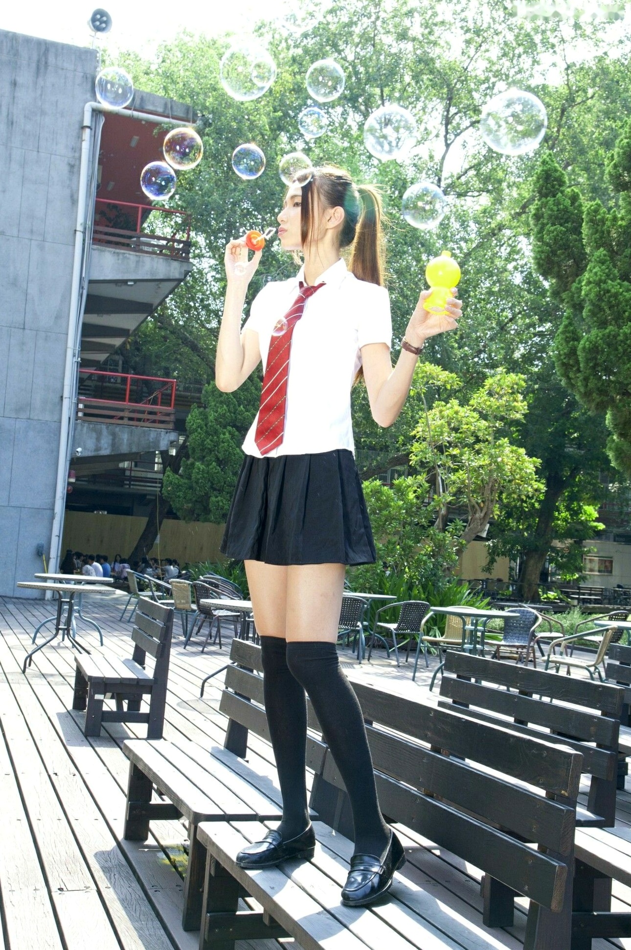 Gallery - 台湾模特 - model蔡译心校园制服与运动健身写真集，清纯校服诱惑与活力美腿运动照合集台湾校服美腿清新女神 蔡译心女神私房照_秀色女神 - image 2