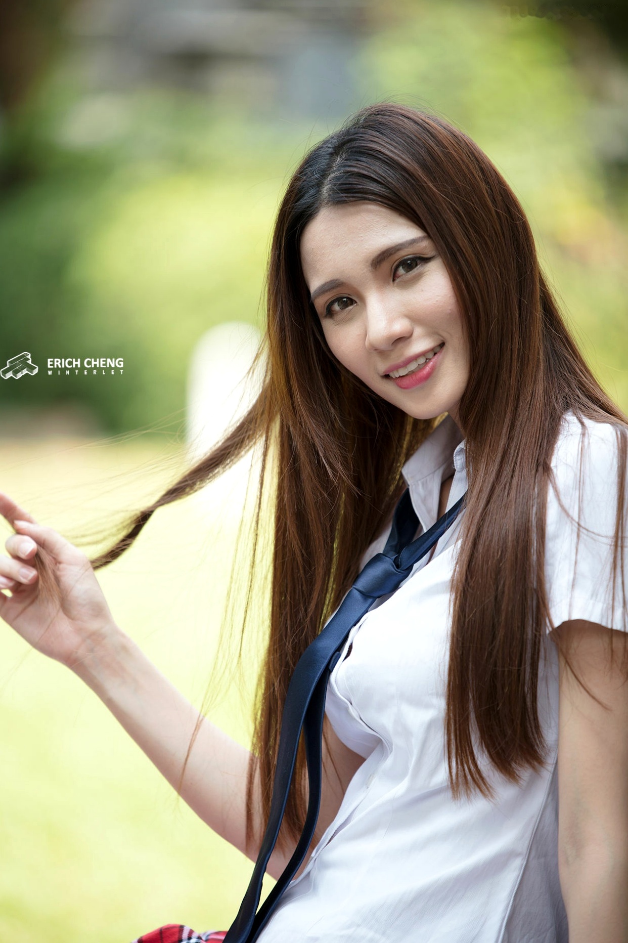 Gallery - 台湾模特 - model蔡译心校园制服与运动健身写真集，清纯校服诱惑与活力美腿运动照合集台湾校服美腿清新女神 蔡译心女神私房照_秀色女神 - image 47