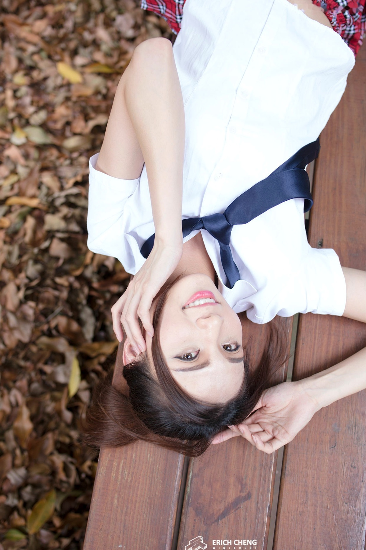 Gallery - 台湾模特 - model蔡译心校园制服与运动健身写真集，清纯校服诱惑与活力美腿运动照合集台湾校服美腿清新女神 蔡译心女神私房照_秀色女神 - image 56