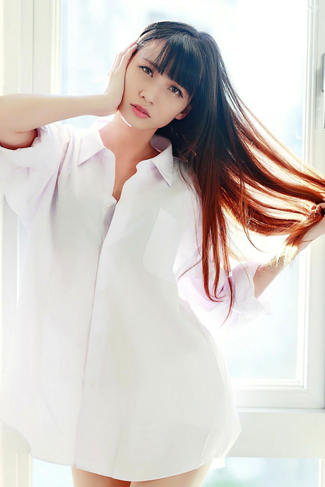 Gallery - 台湾女神蔡译心：棚拍五套诱惑写真合集，清纯校服与私房穿搭，展现极致气质与魅力[68P]台湾清纯私房照制服气质 蔡译心女神私房照_秀色女神 - image 2