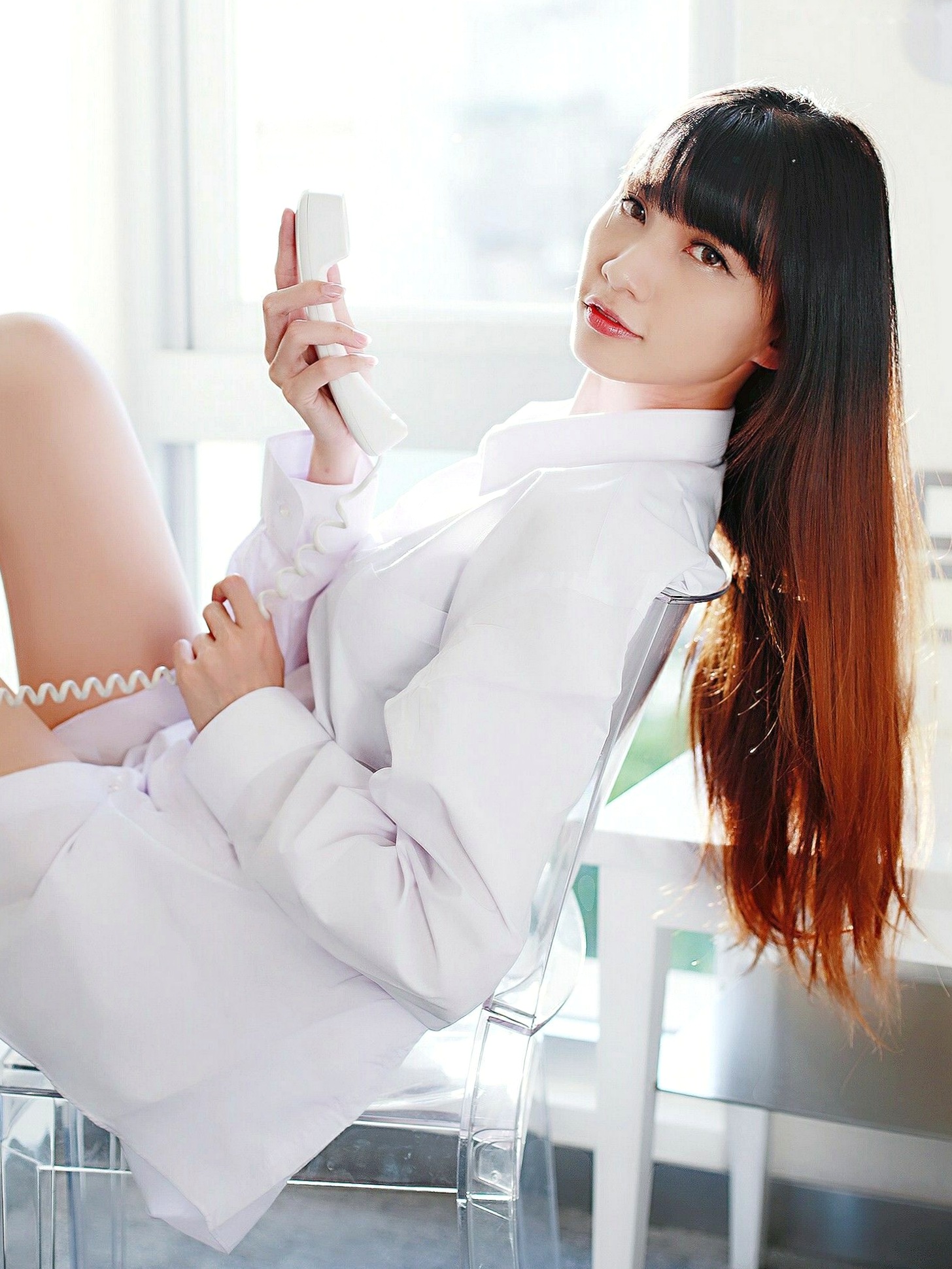 Gallery - 台湾女神蔡译心：棚拍五套诱惑写真合集，清纯校服与私房穿搭，展现极致气质与魅力[68P]台湾清纯私房照制服气质 蔡译心女神私房照_秀色女神 - image 28