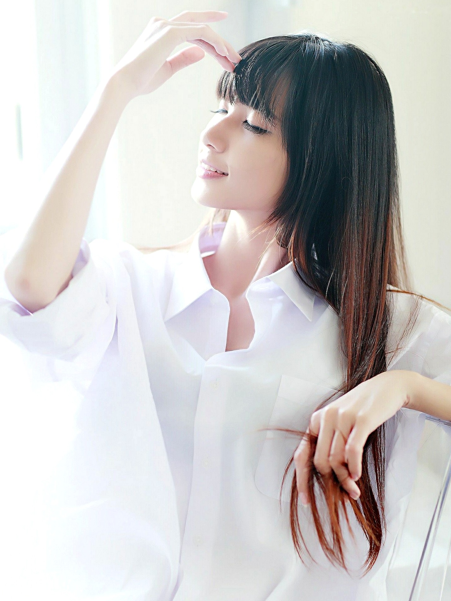 Gallery - 台湾女神蔡译心：棚拍五套诱惑写真合集，清纯校服与私房穿搭，展现极致气质与魅力[68P]台湾清纯私房照制服气质 蔡译心女神私房照_秀色女神 - image 38