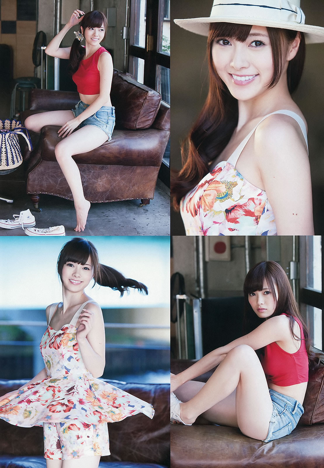 [Weekly Big Comic Spirits]高清写真图2013 No.40-43 ℃-ute Miwa 白石麻衣 山岸舞彩