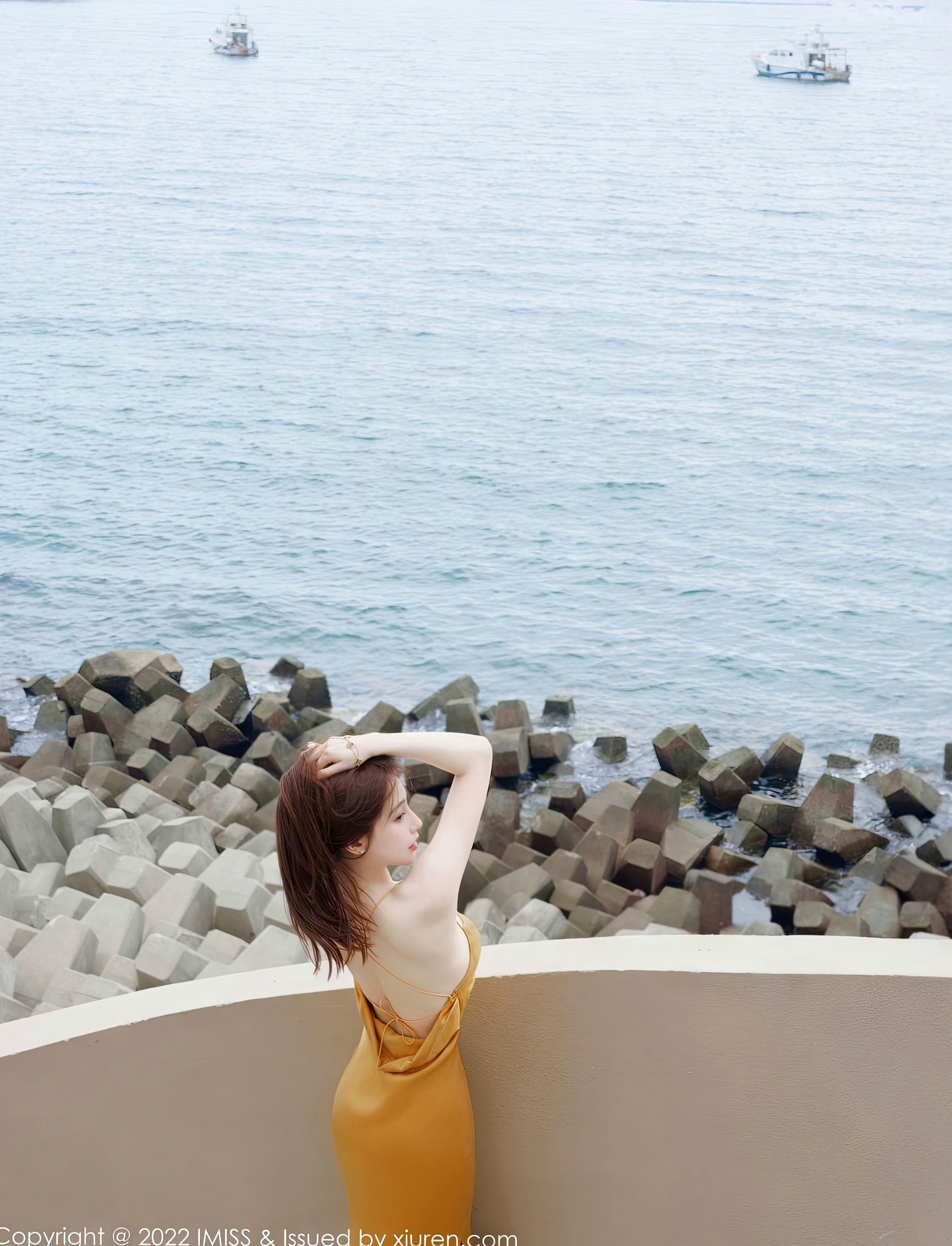 Gallery - IMiss爱蜜社 - Honey Club -刘奕宁：海边清纯系写真，白色露背长裙演绎夏日度假风，时尚休闲白裤穿搭尽显修长身材，清秀甜美户外私房大尺度美图爱蜜社 - Honey Club 性感户外清新女神私房照 刘奕宁女神私房照_秀色女神 - image 23