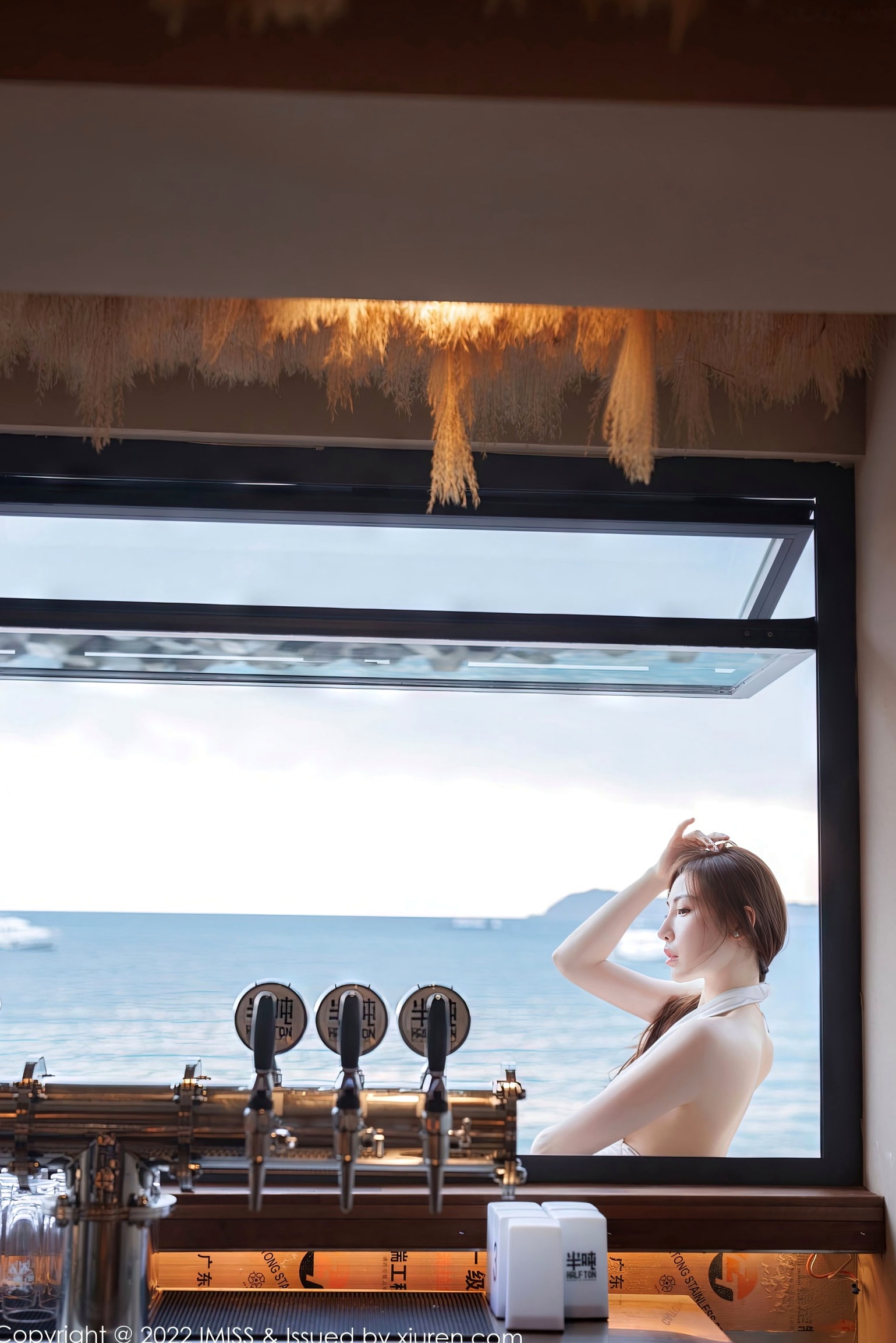 Gallery - IMiss爱蜜社 - Honey Club -刘奕宁：海边清纯系写真，白色露背长裙演绎夏日度假风，时尚休闲白裤穿搭尽显修长身材，清秀甜美户外私房大尺度美图爱蜜社 - Honey Club 性感户外清新女神私房照 刘奕宁女神私房照_秀色女神 - image 31