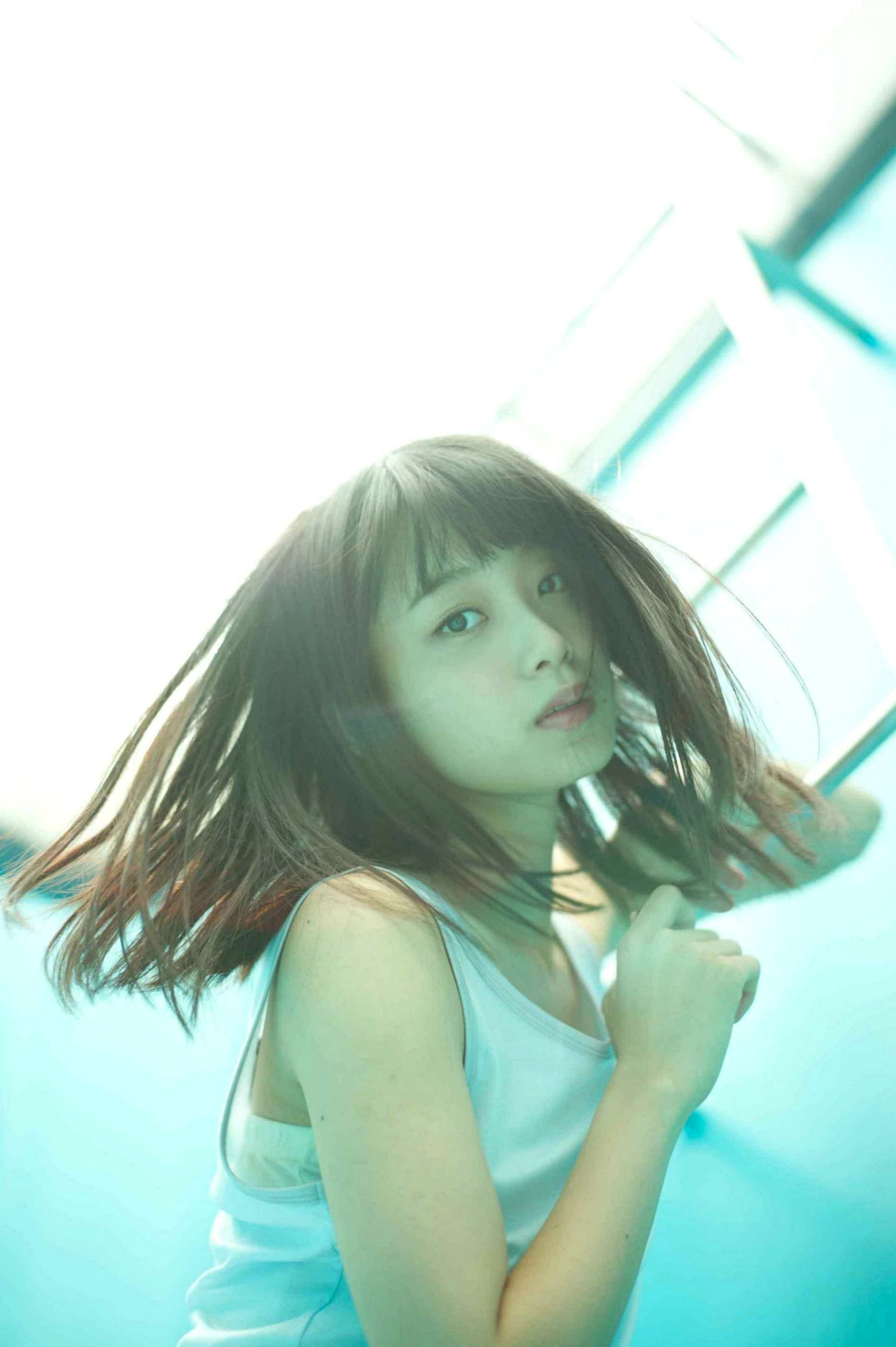 Gallery - PB写真集_深川麻衣《ずっと、そばにいたい》：海边户外清新自然写实，治愈系甜美女神风清新日本治愈系户外女神 深川麻衣女神私房照_秀色女神 - image 46
