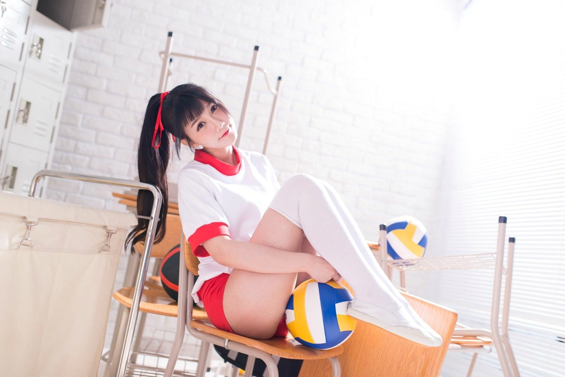 Gallery - 台湾模特 - model乔乔儿：孙尚香COSPLAY写真全集，古风战甲与黑丝长腿的碰撞台湾角色扮演性感清纯丝袜 乔乔儿女神私房照_秀色女神 - image 20