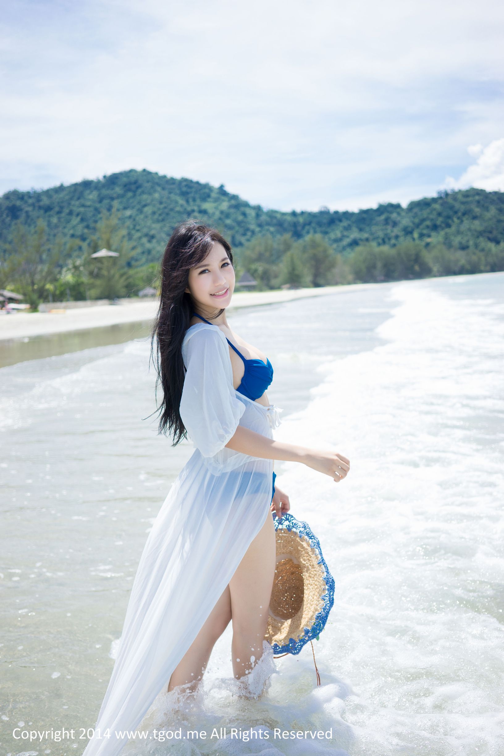 绮里嘉ula 《沙滩仙子》 沙巴旅拍第3弹 [TGOD推女神]高清写真图