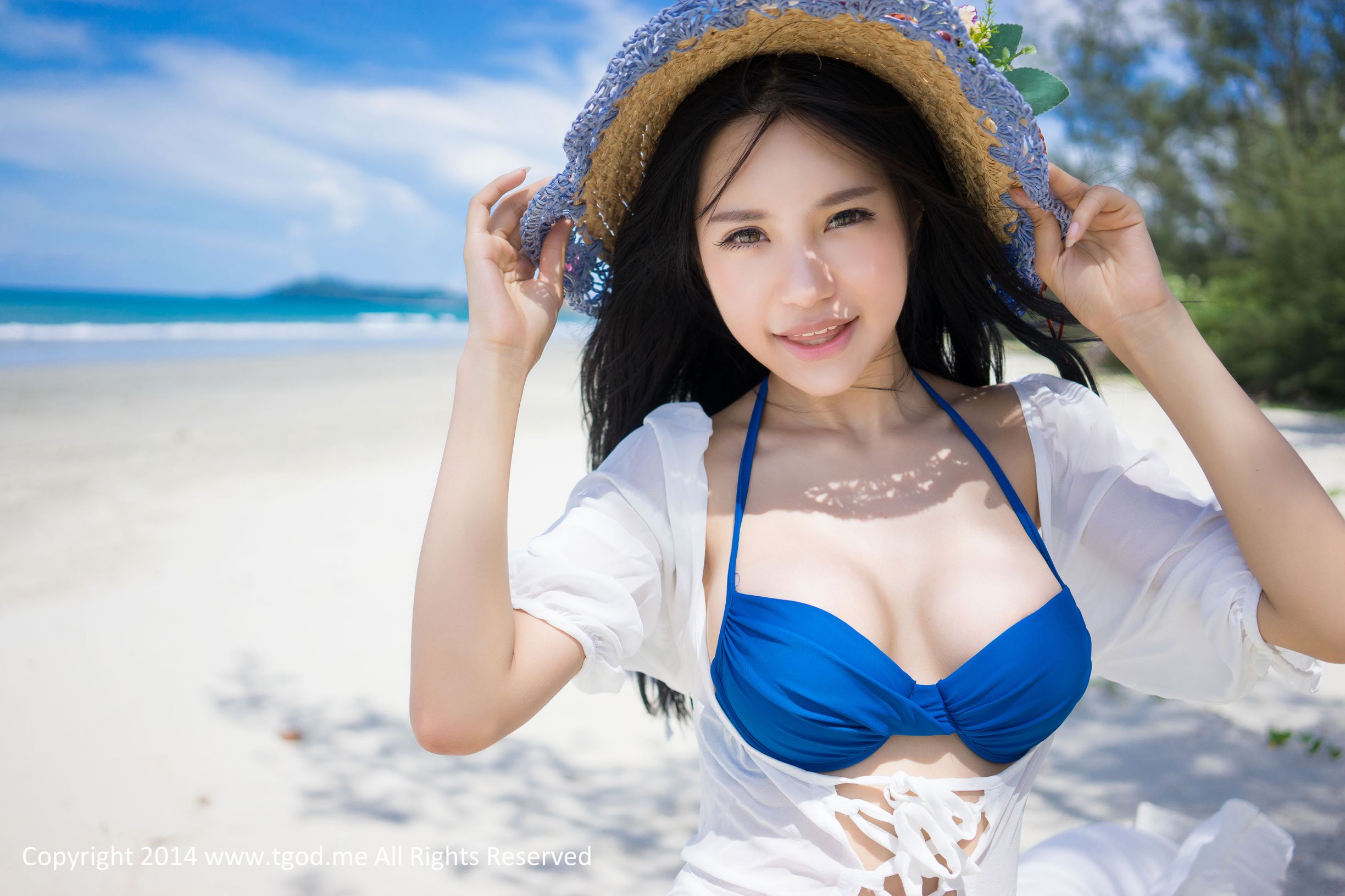 绮里嘉ula 《沙滩仙子》 沙巴旅拍第3弹 [TGOD推女神]高清写真图