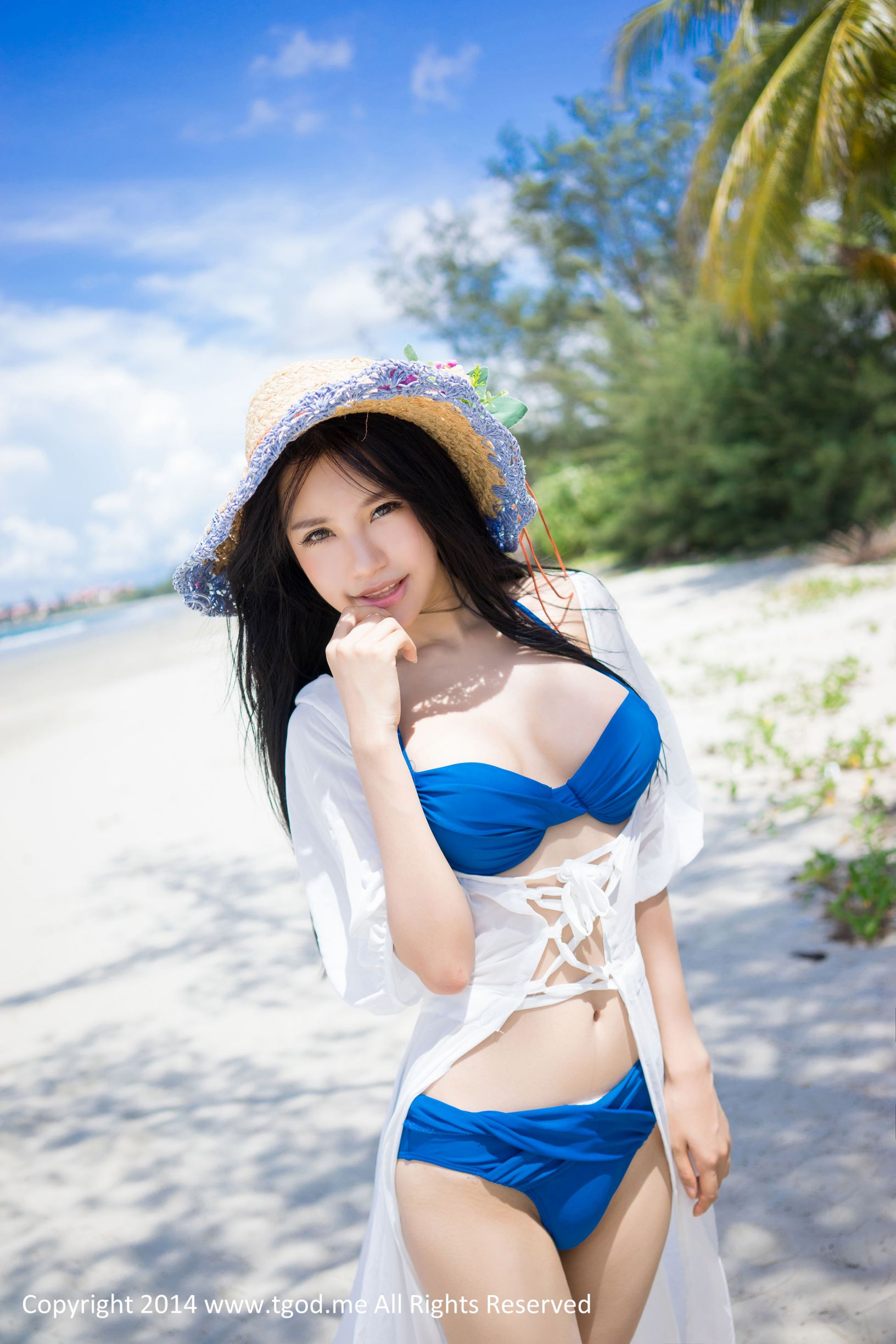 绮里嘉ula 《沙滩仙子》 沙巴旅拍第3弹 [TGOD推女神]高清写真图