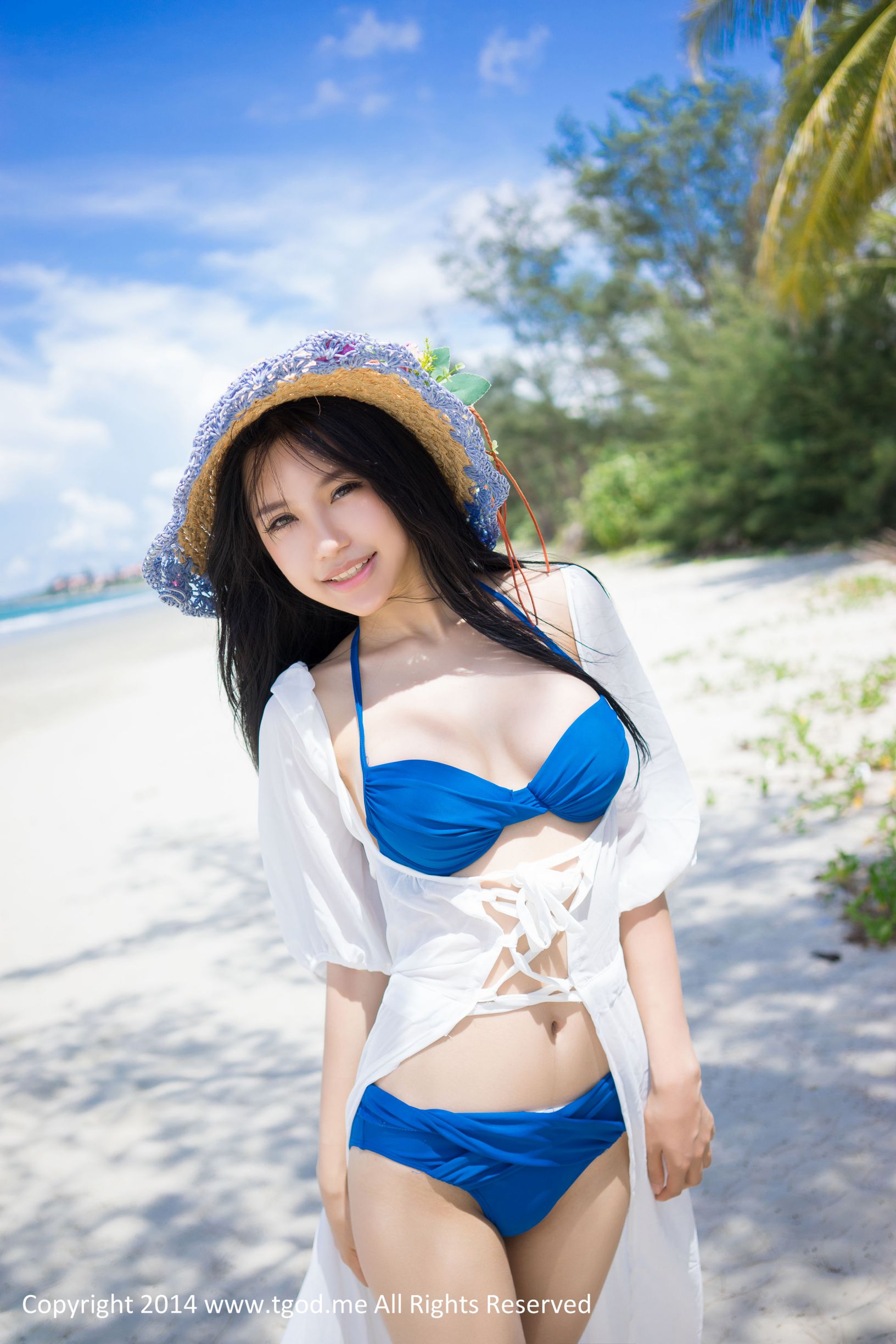 绮里嘉ula 《沙滩仙子》 沙巴旅拍第3弹 [TGOD推女神]高清写真图