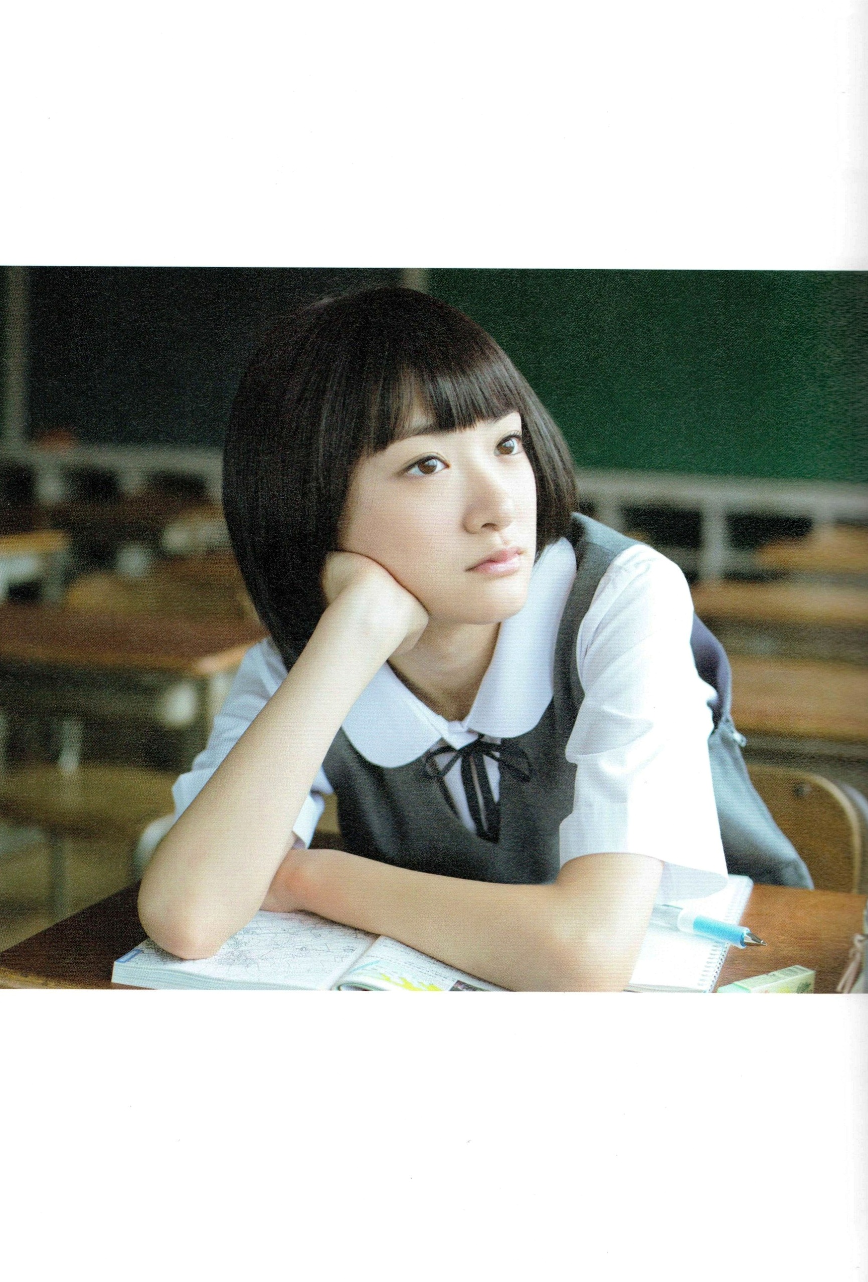 Gallery - 生驹里奈《君の足跡》写真精选：海边校园清纯校服主题，元气少女治愈系影像日本清纯治愈系校服 生驹里奈女神私房照_秀色女神 - image 38