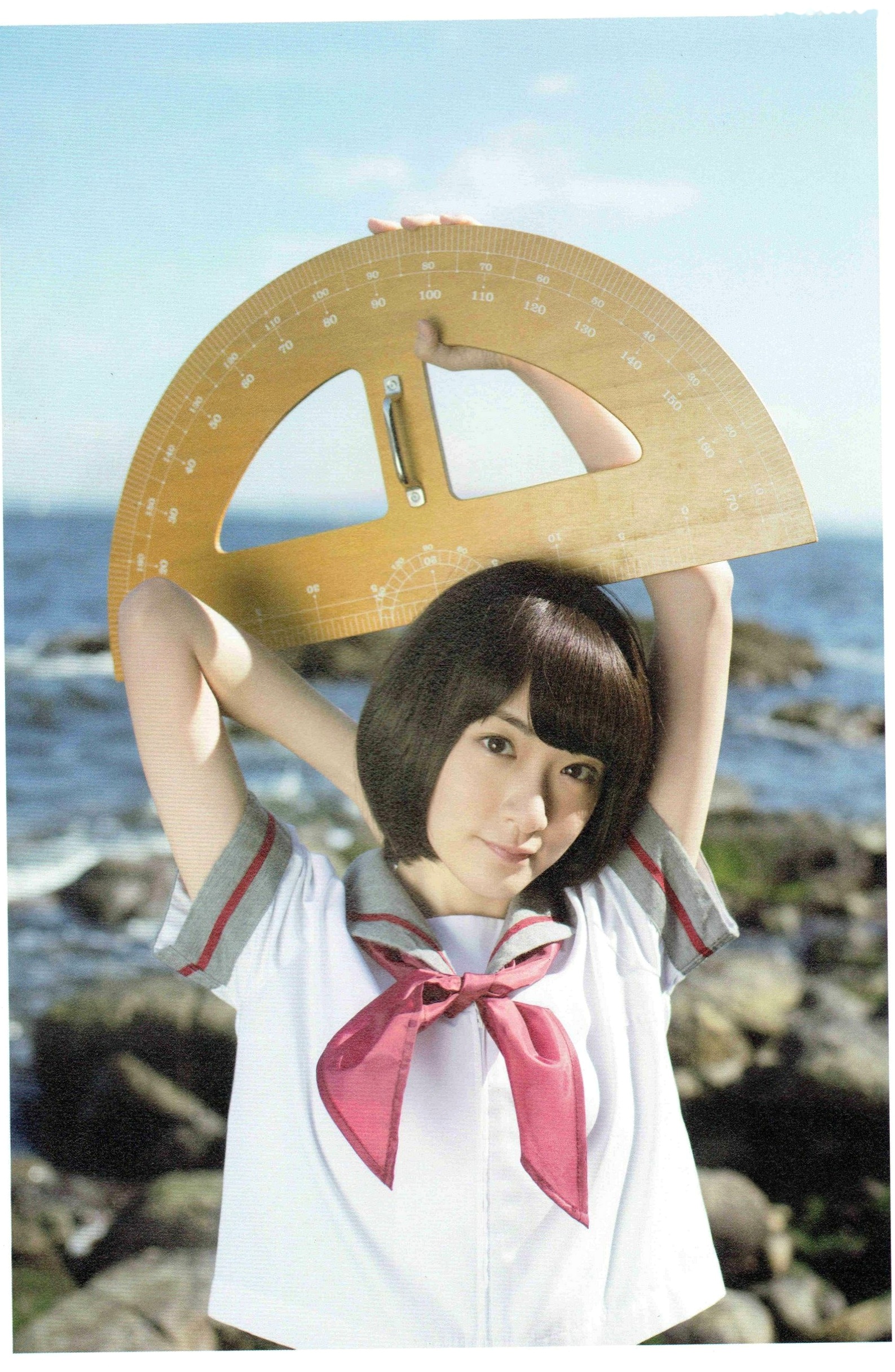 Gallery - 生驹里奈《君の足跡》写真精选：海边校园清纯校服主题，元气少女治愈系影像日本清纯治愈系校服 生驹里奈女神私房照_秀色女神 - image 43