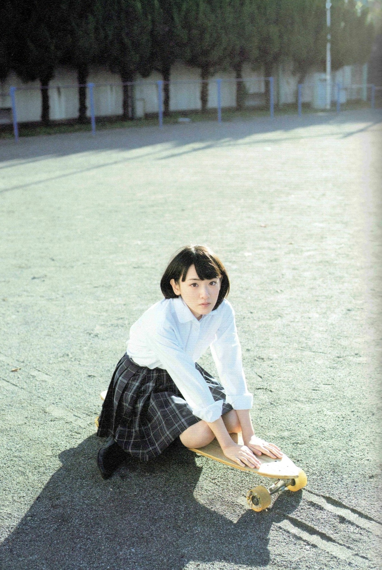 Gallery - 生驹里奈《君の足跡》写真精选：海边校园清纯校服主题，元气少女治愈系影像日本清纯治愈系校服 生驹里奈女神私房照_秀色女神 - image 54