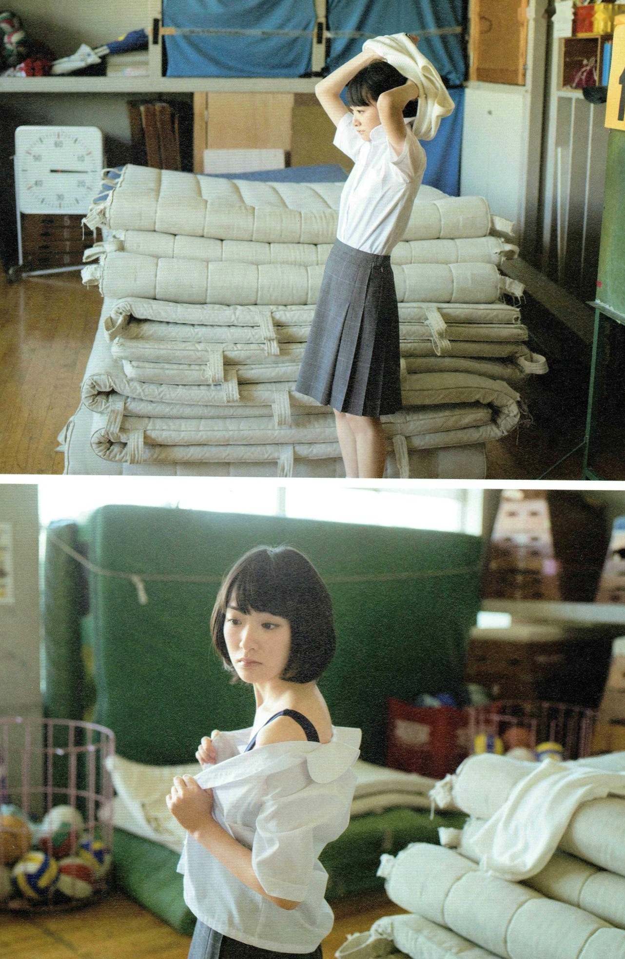 Gallery - 生驹里奈《君の足跡》写真精选：海边校园清纯校服主题，元气少女治愈系影像日本清纯治愈系校服 生驹里奈女神私房照_秀色女神 - image 84