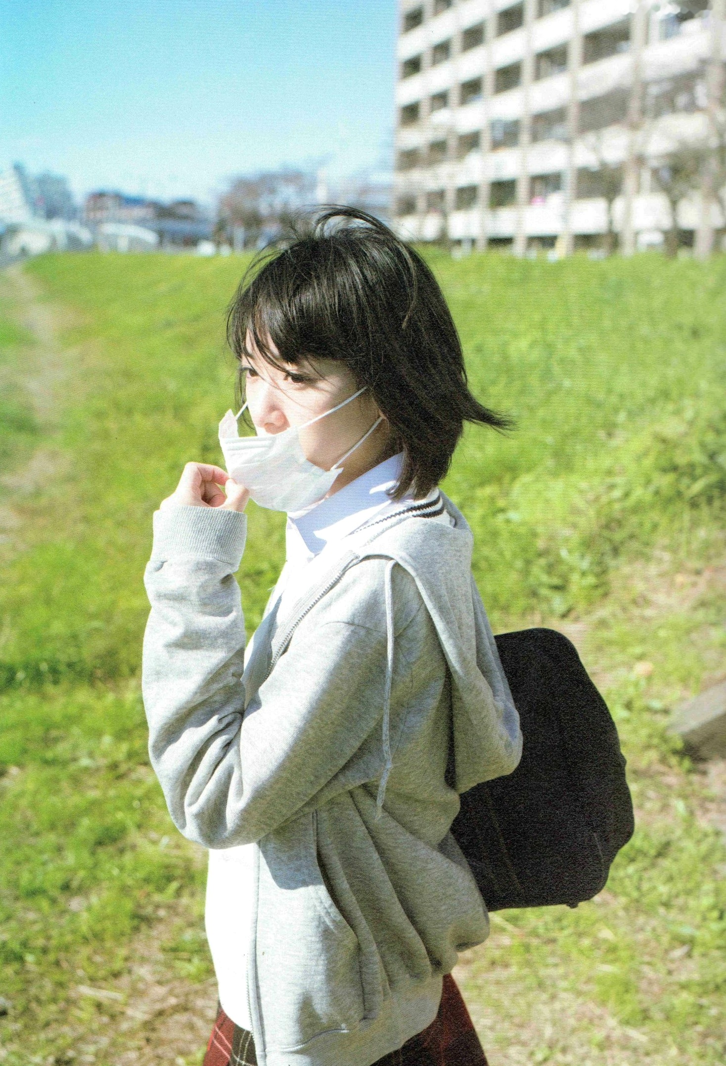 Gallery - 生驹里奈《君の足跡》写真精选：海边校园清纯校服主题，元气少女治愈系影像日本清纯治愈系校服 生驹里奈女神私房照_秀色女神 - image 103