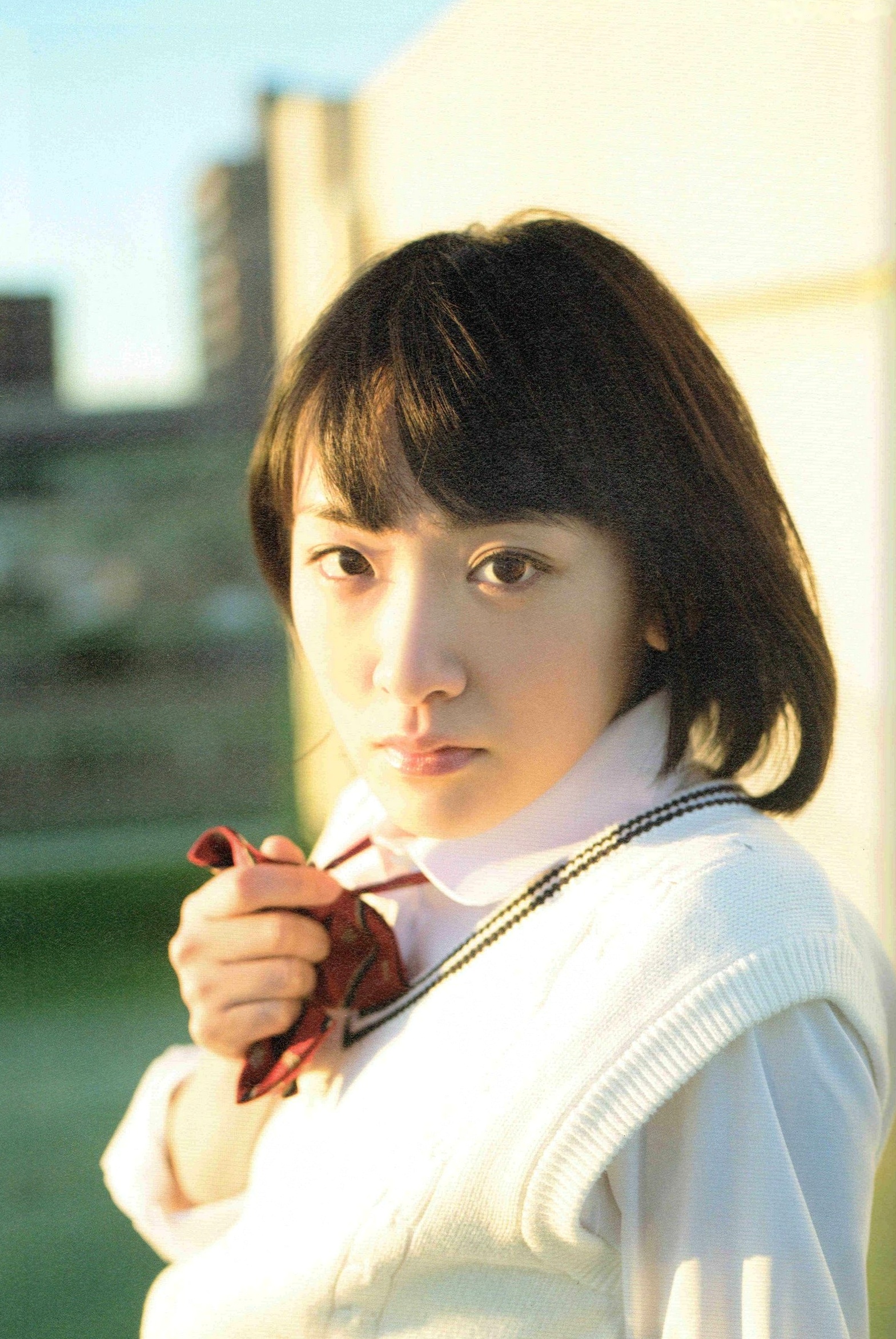 Gallery - 生驹里奈《君の足跡》写真精选：海边校园清纯校服主题，元气少女治愈系影像日本清纯治愈系校服 生驹里奈女神私房照_秀色女神 - image 107