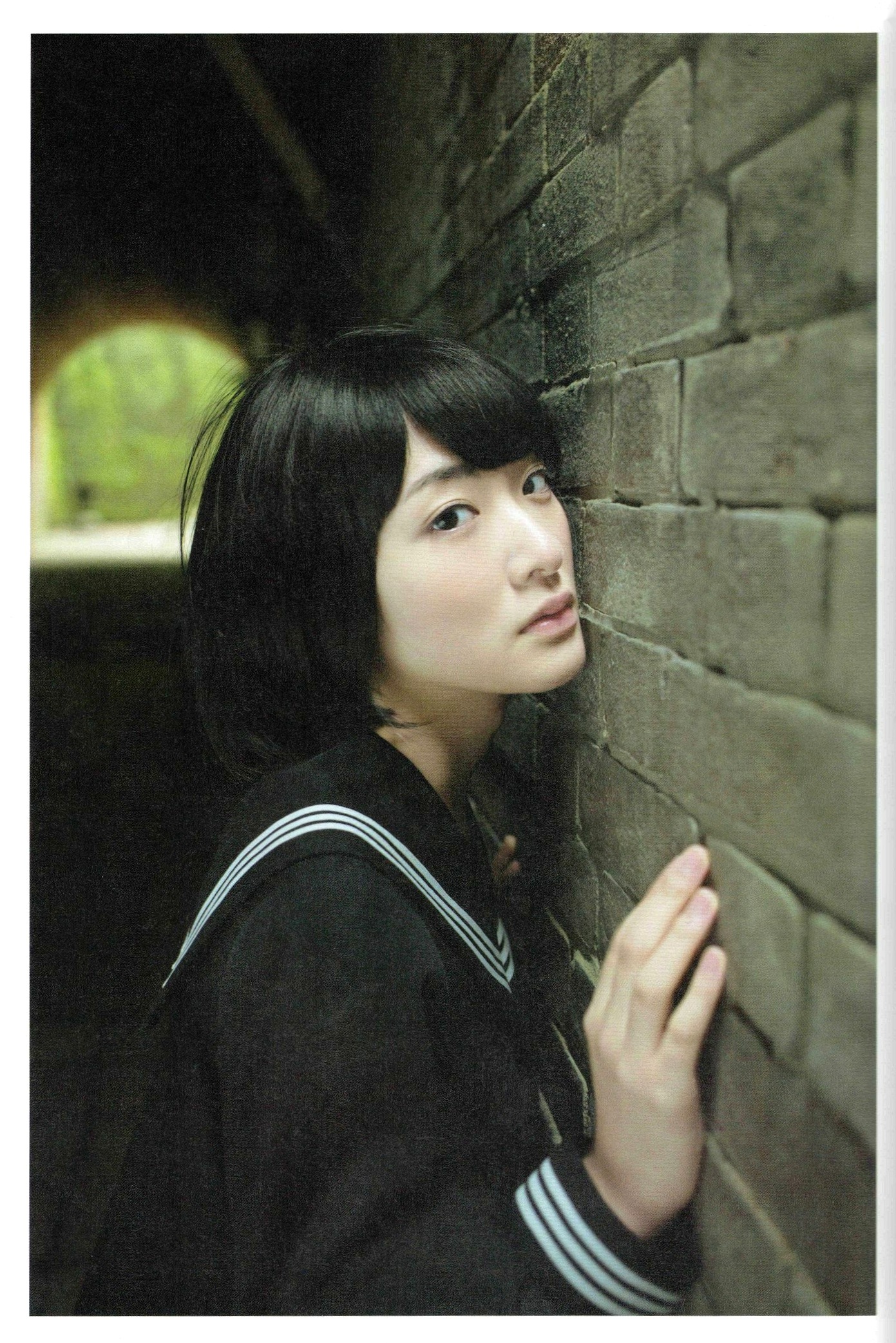 Gallery - 生驹里奈《君の足跡》写真精选：海边校园清纯校服主题，元气少女治愈系影像日本清纯治愈系校服 生驹里奈女神私房照_秀色女神 - image 110
