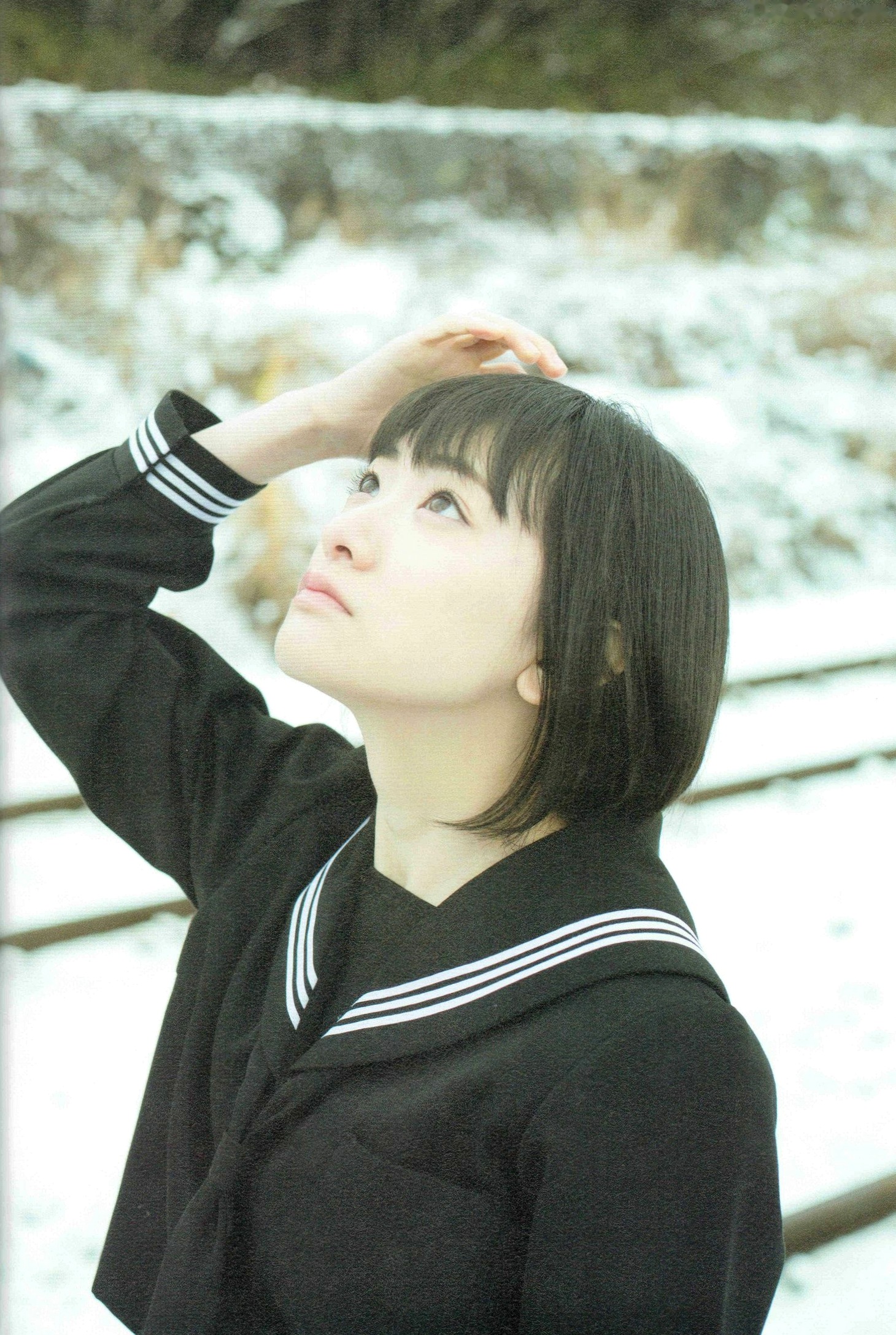 Gallery - 生驹里奈《君の足跡》写真精选：海边校园清纯校服主题，元气少女治愈系影像日本清纯治愈系校服 生驹里奈女神私房照_秀色女神 - image 113