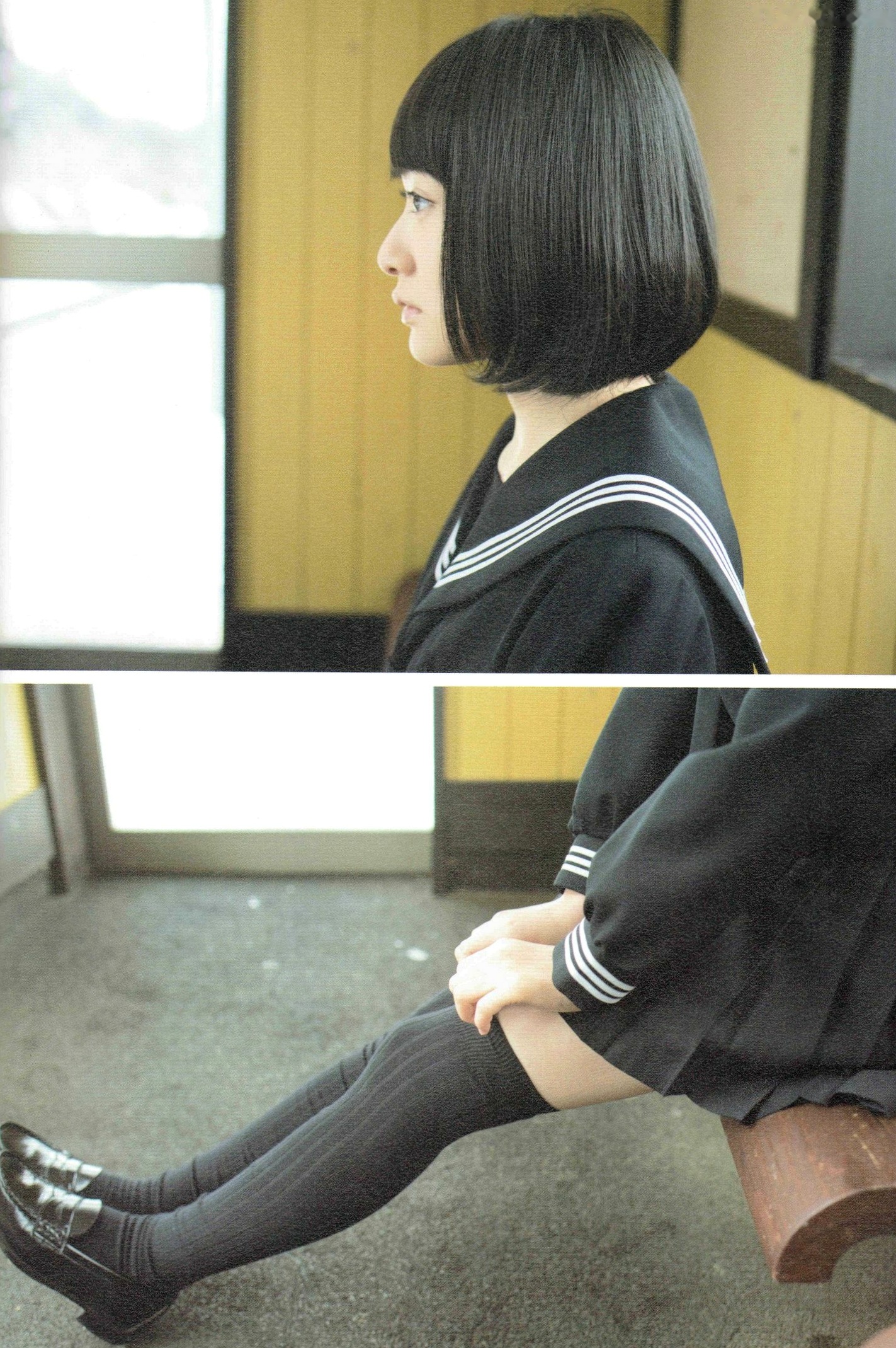 Gallery - 生驹里奈《君の足跡》写真精选：海边校园清纯校服主题，元气少女治愈系影像日本清纯治愈系校服 生驹里奈女神私房照_秀色女神 - image 116