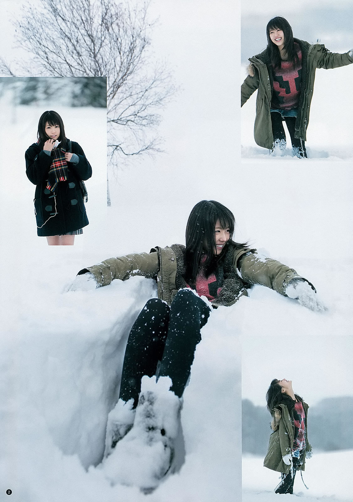 [Weekly Young Jump]高清写真图2013 No.08 09 岛崎遥香 小嶋菜月 佐々木优佳里