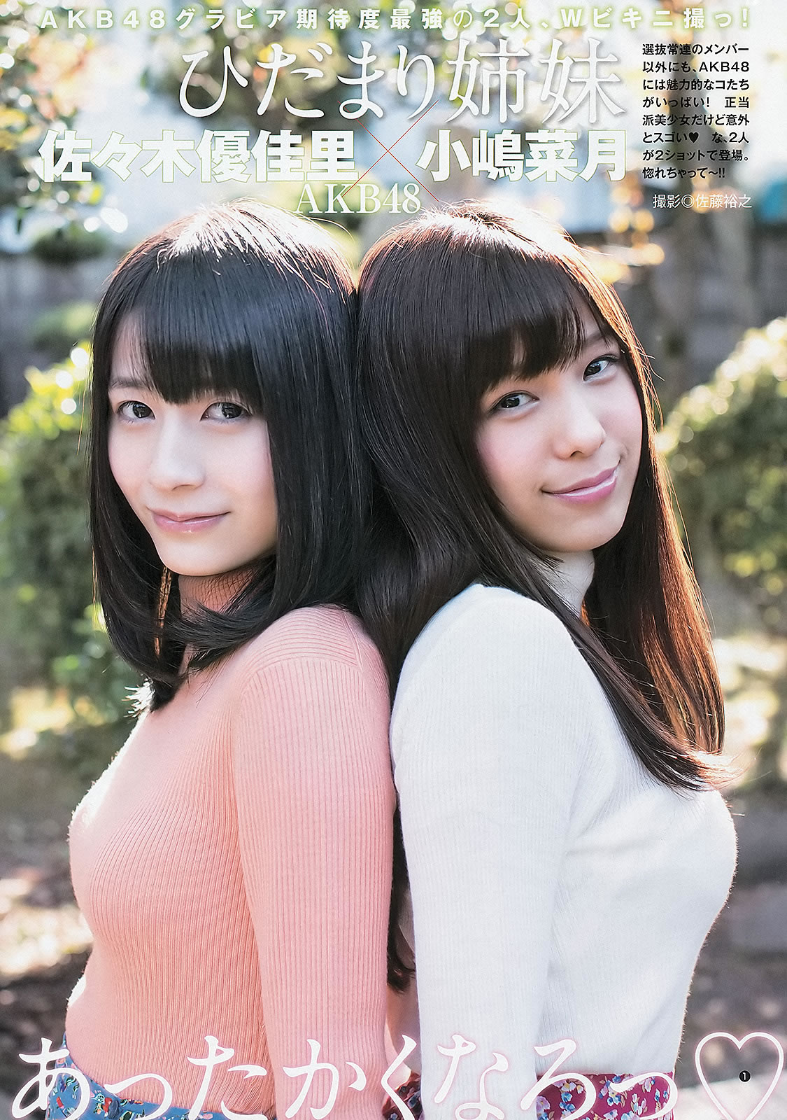 [Weekly Young Jump]高清写真图2013 No.08 09 岛崎遥香 小嶋菜月 佐々木优佳里