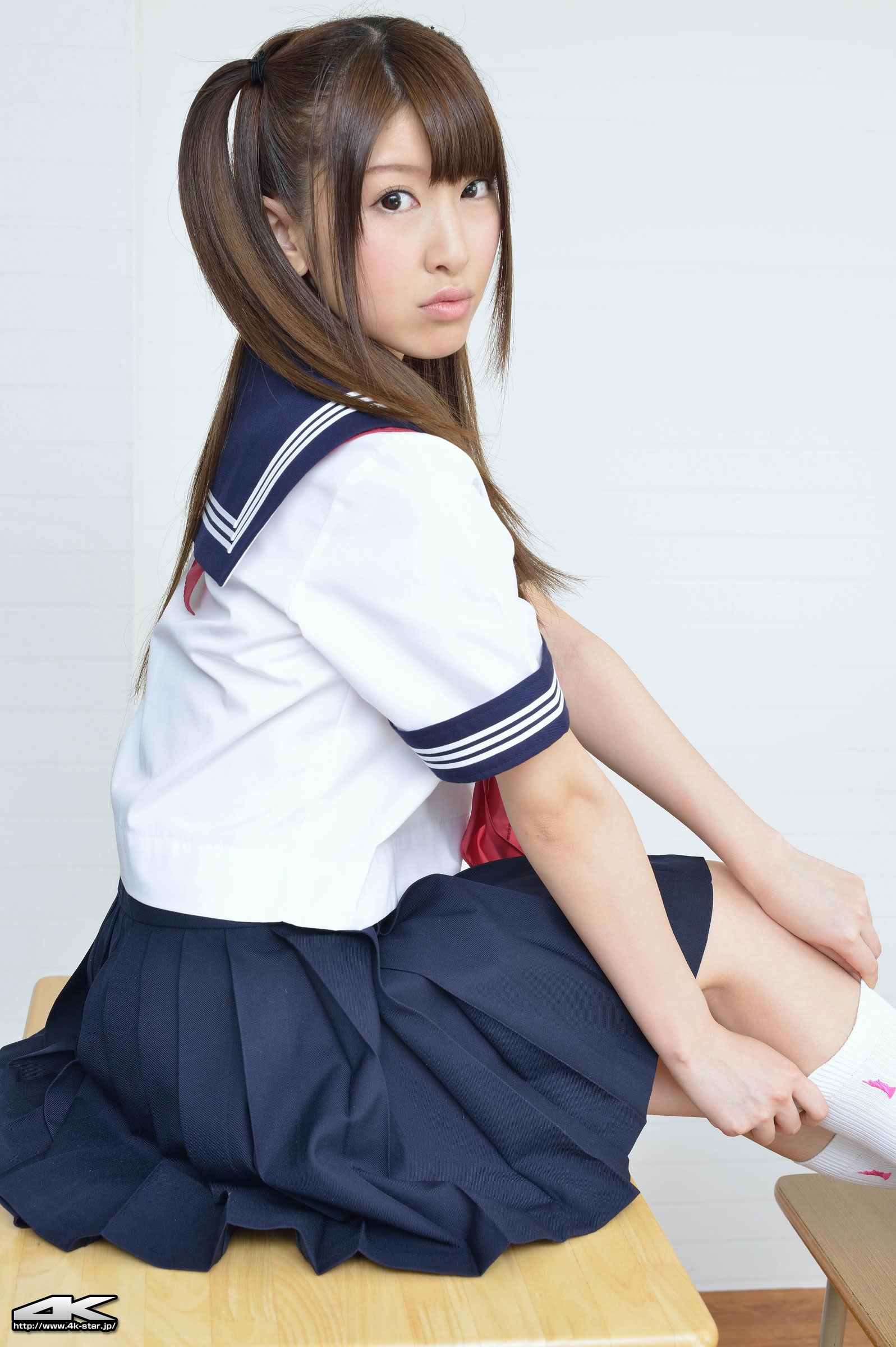 誉田みに [4K-Star]高清写真图2013.07.24 NO.00204 セーラー服
