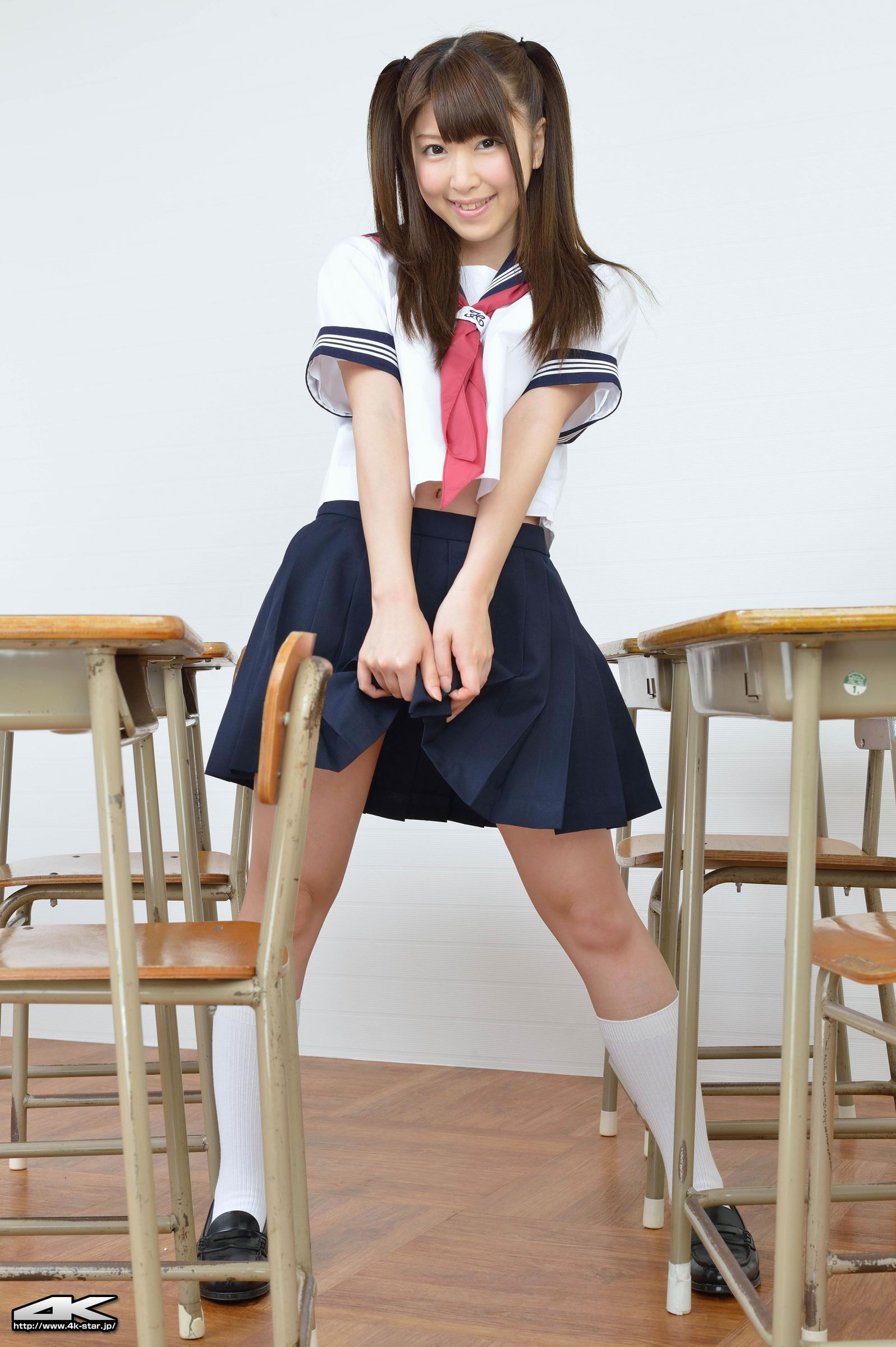 誉田みに [4K-Star]高清写真图2013.07.24 NO.00204 セーラー服