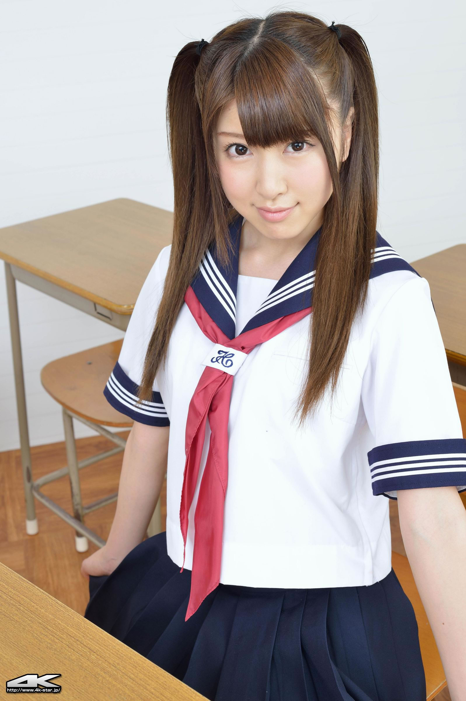 誉田みに [4K-Star]高清写真图2013.07.24 NO.00204 セーラー服