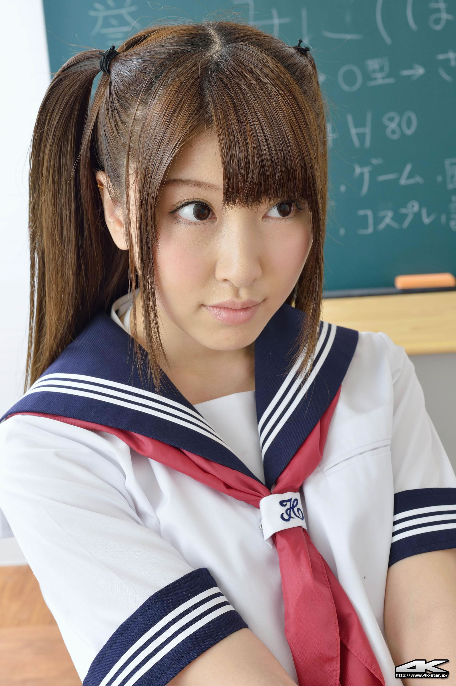 誉田みに [4K-Star]高清写真图2013.07.24 NO.00204 セーラー服
