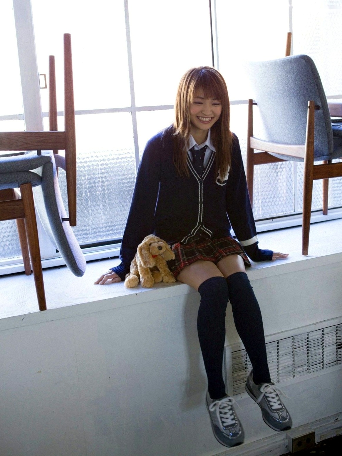 Gallery - Sabra_岡本玲《SING OUT 伝説の元》 写真集 青春校园制服风写真，灵动少女的治愈系瞬间日本清纯校服治愈系萌系 冈本玲女神私房照_秀色女神 - image 9