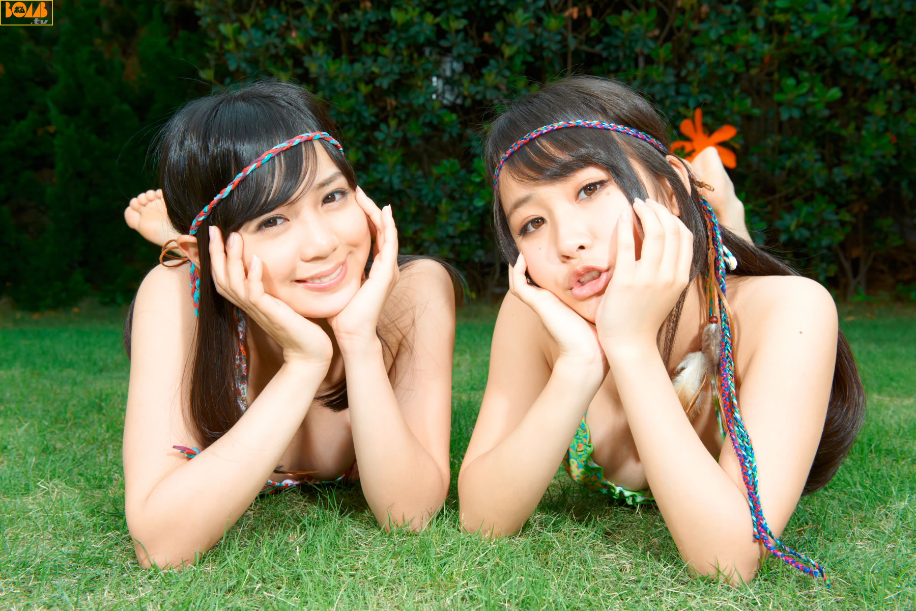 奥仲麻琴&増井みお [BOMB.tv]高清写真图2012.07