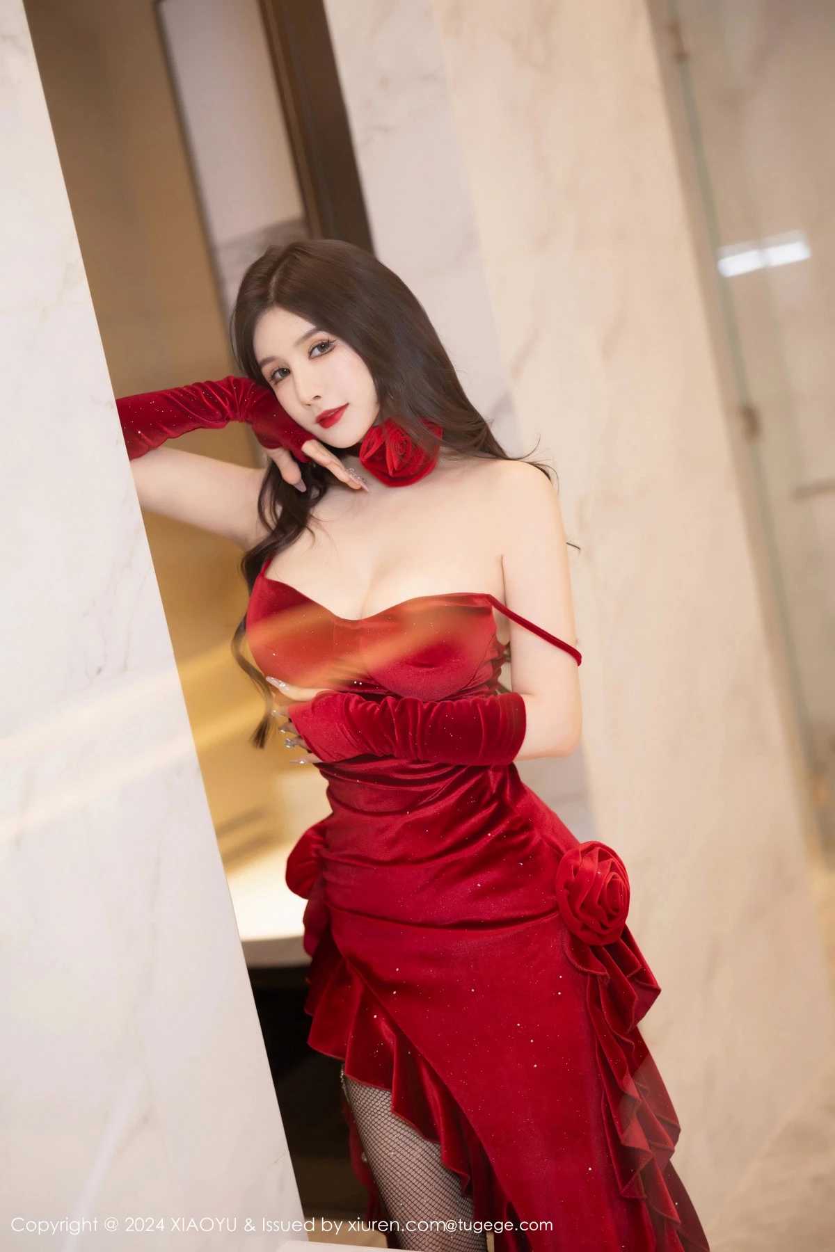 [XIAOYU]高清写真图 2024.04.01 VOL.1228 李丽莎 美腿黑丝