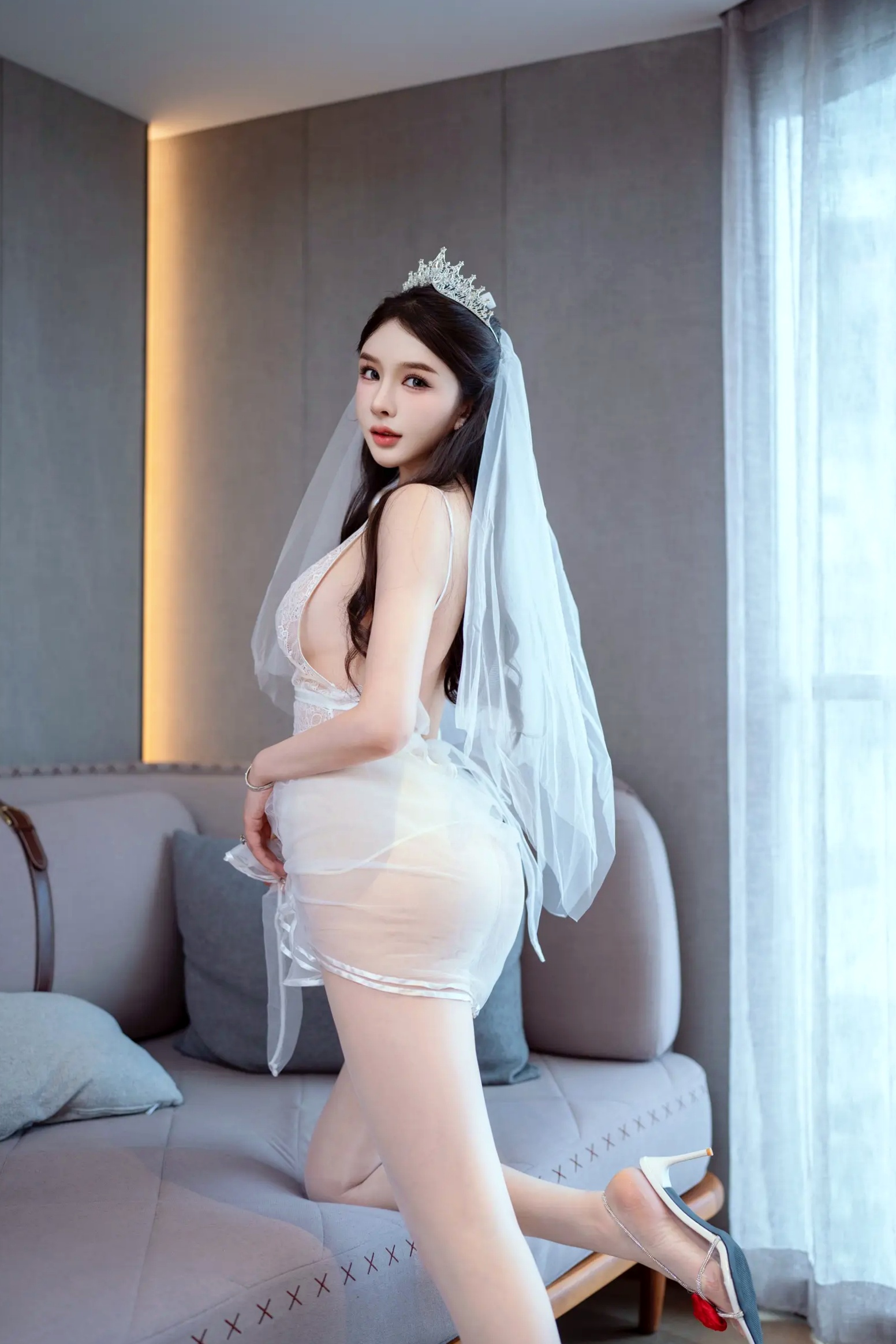 Gallery - 李丽莎 - 在逃公主，梦幻婚纱闺蜜私房写真，极致性感暧昧亲密诱惑 [91P]私房照性感诱惑大尺度 李丽莎女神私房照_秀色女神 - image 76
