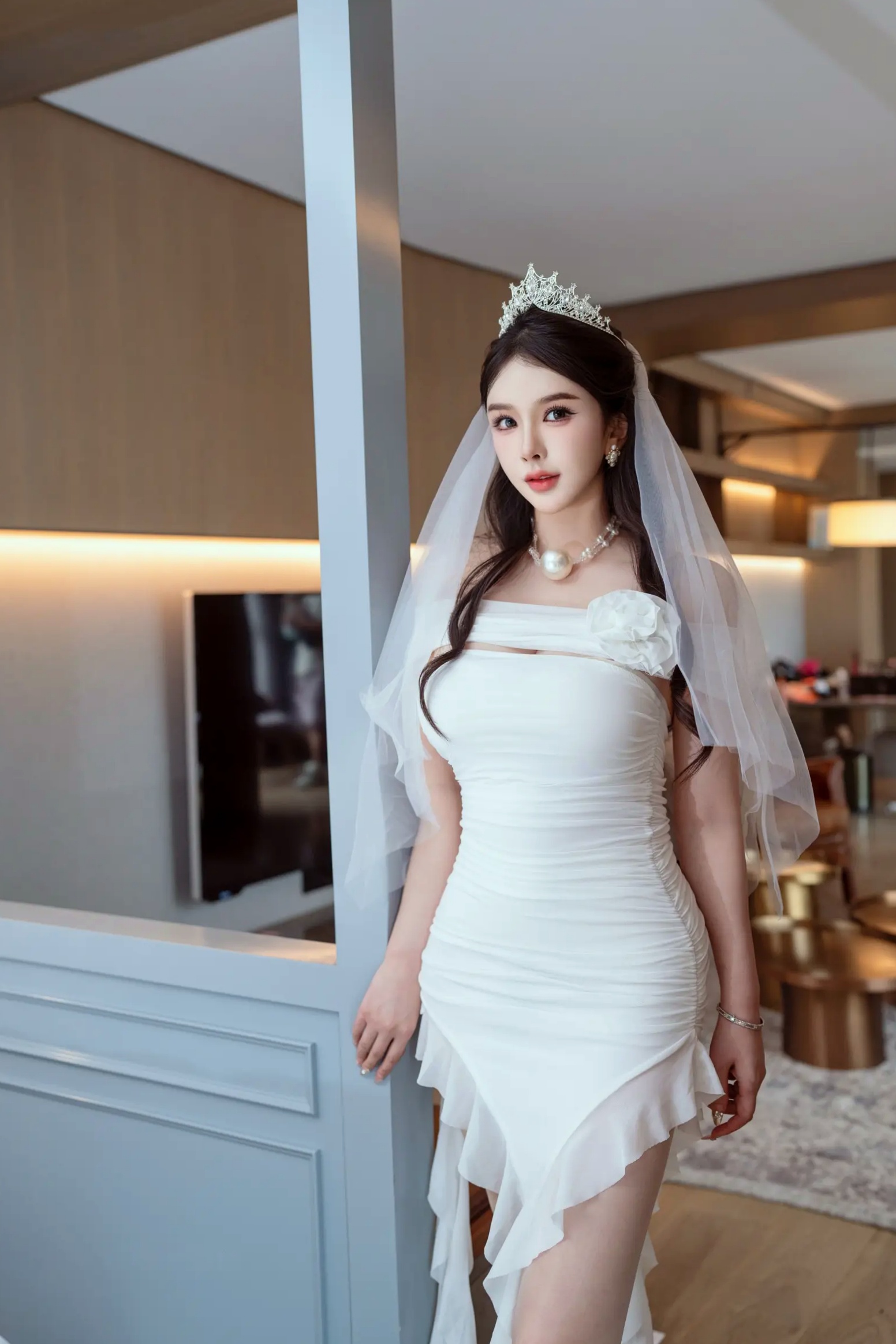 Gallery - 李丽莎 - 在逃公主，梦幻婚纱闺蜜私房写真，极致性感暧昧亲密诱惑 [91P]私房照性感诱惑大尺度 李丽莎女神私房照_秀色女神 - image 81