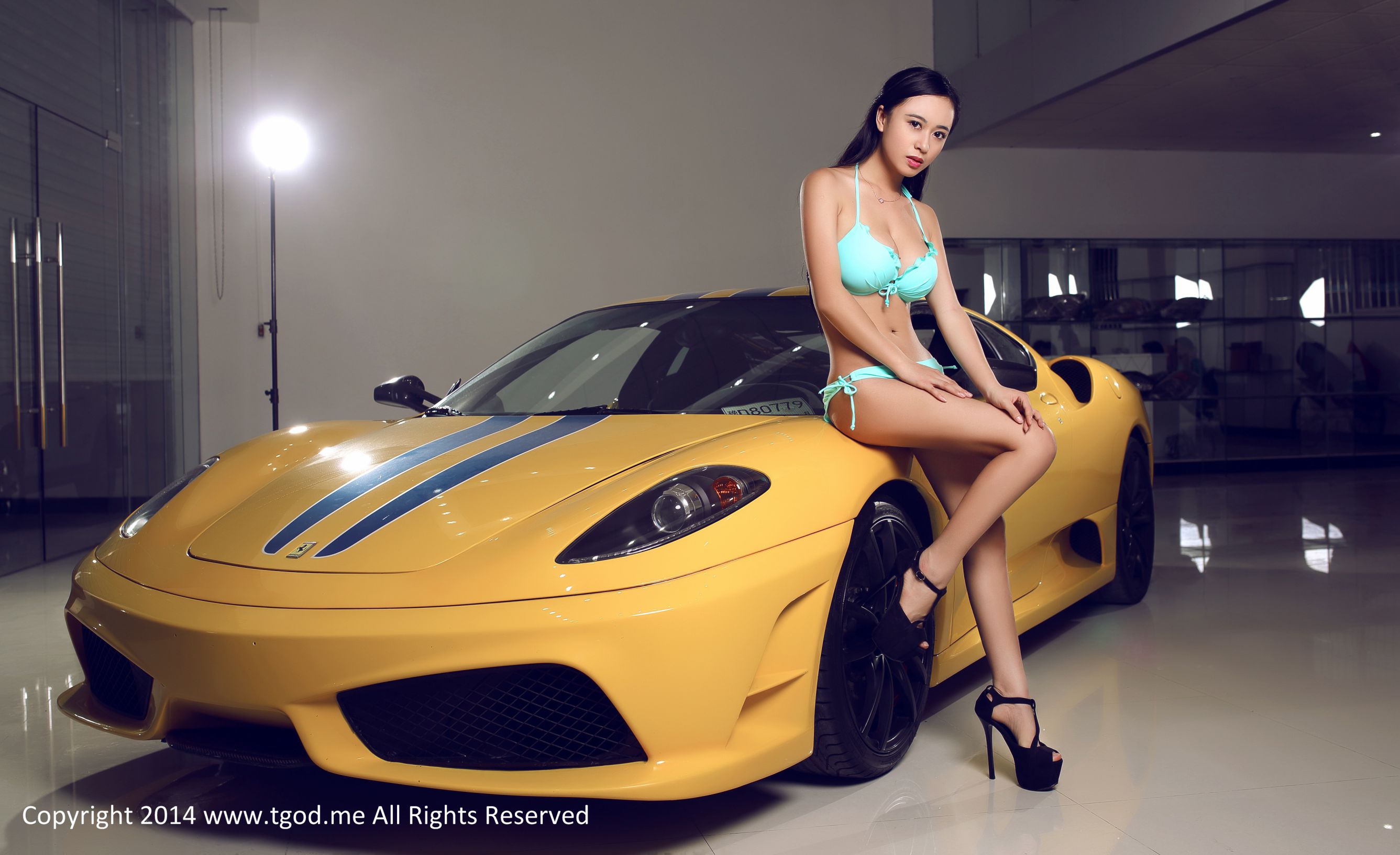 黄可christine-香车美人 私房写真图集 [TGOD推女神]高清写真图