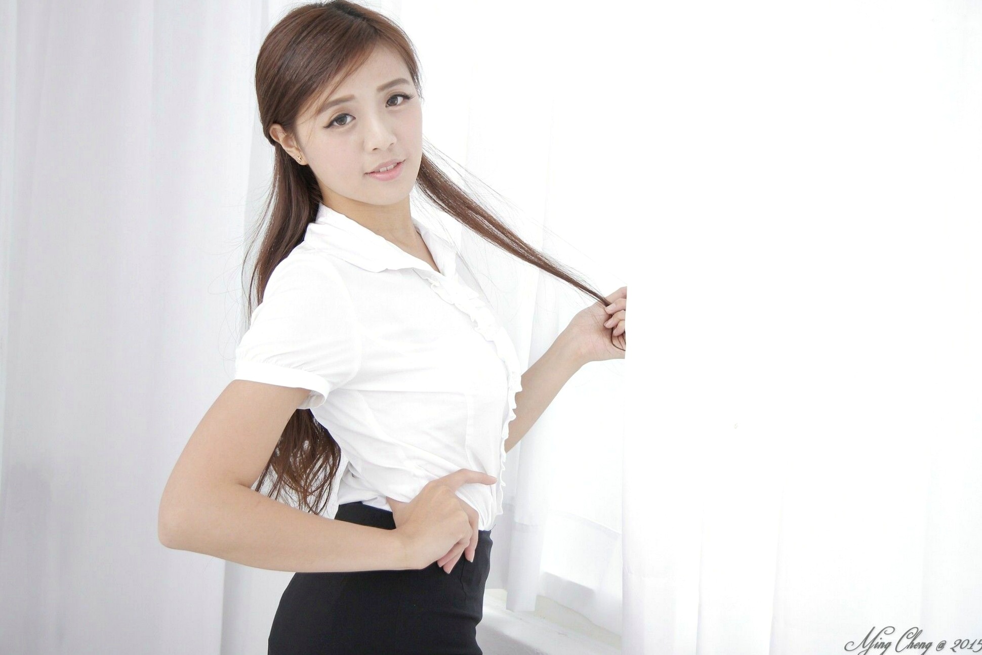 Gallery - 台湾正妹Anna黑丝OL制服秘书风职场诱惑私房写真集台湾黑丝制服诱惑私房照 徐子琦女神私房照_秀色女神 - image 37