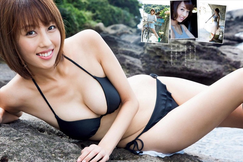 竹内紫麻 美女主播首次泳装写真图