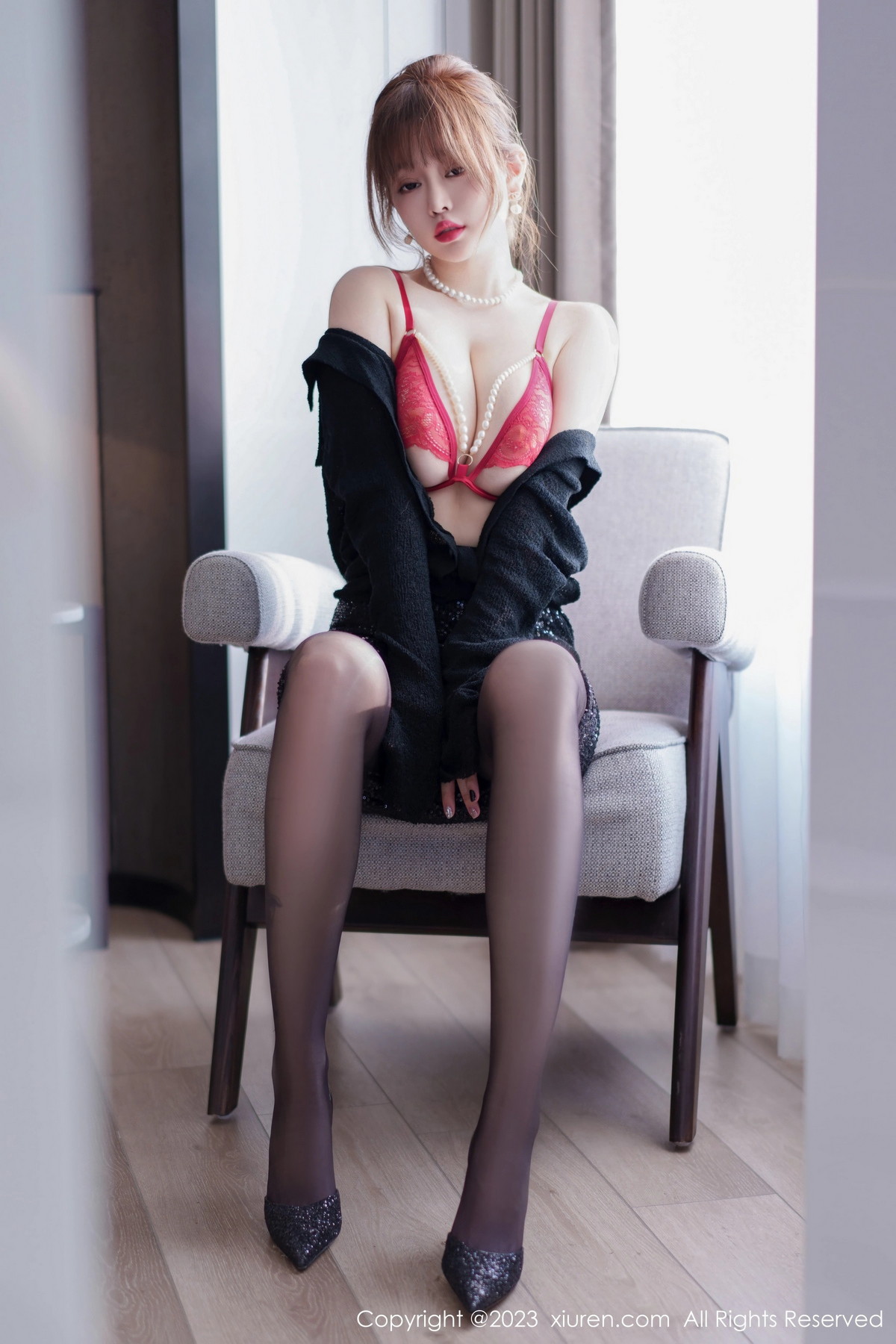 [XiuRen]高清写真图 2023.07.28 No.7156 王雨纯 黑丝美臀