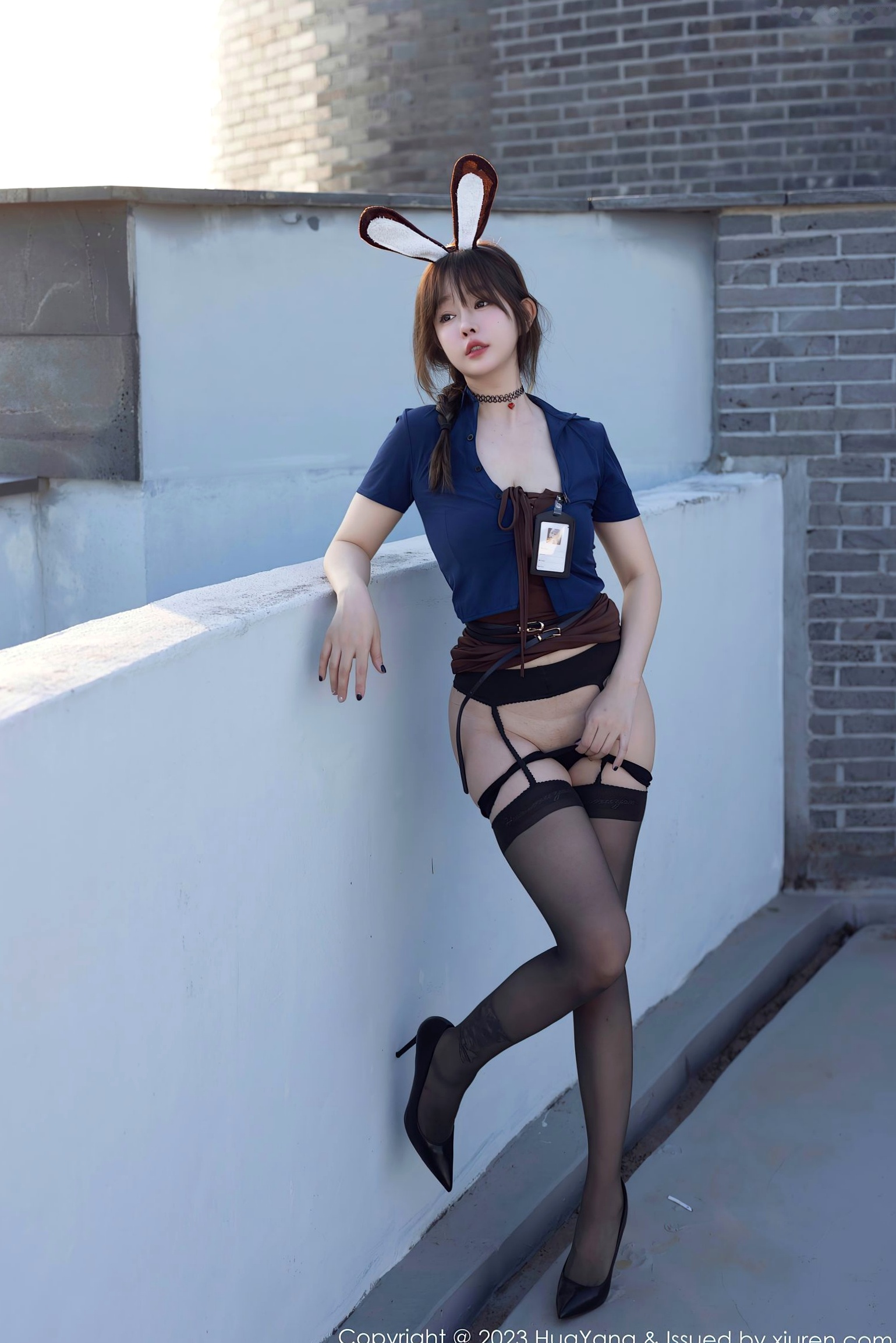 Gallery - HuaYang花漾 - Flower-555-王雨纯-济州岛旅拍-性感兔女郎角色扮演-诱惑黑丝内衣-唯美户外写真-2023.12.01性感诱惑角色扮演黑丝 王雨纯女神私房照_秀色女神 - image 29