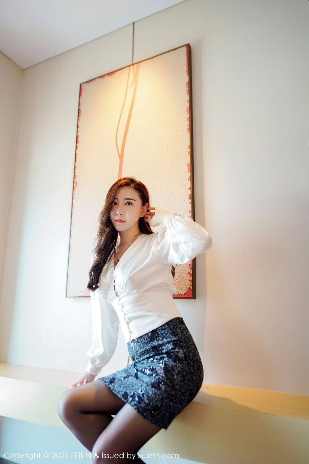 轻熟美女王婉悠 经典都市OL服饰