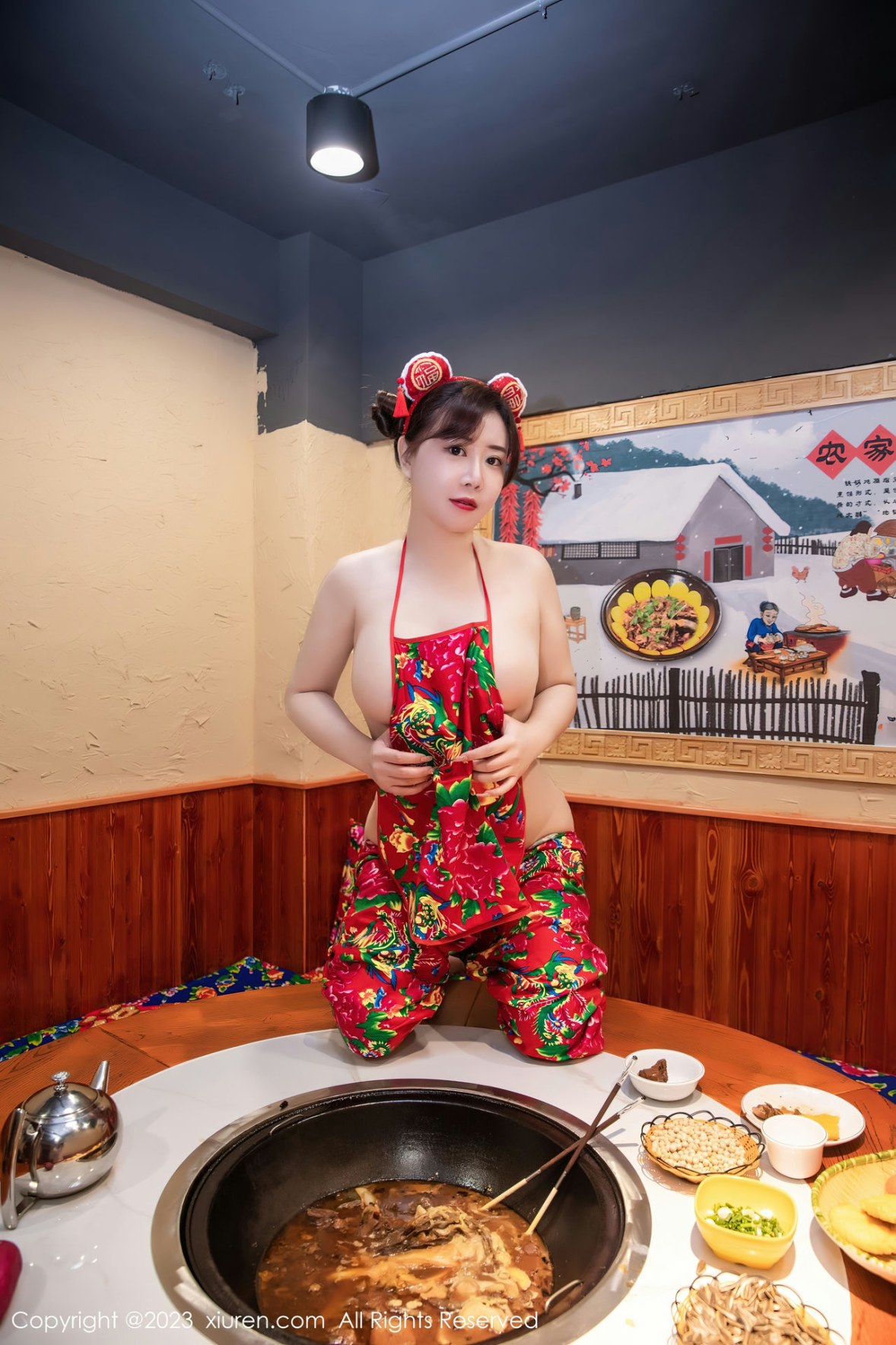 [XiuRen]高清写真图 2023.01.12 No.6121 王婉悠Queen 布兜美臀