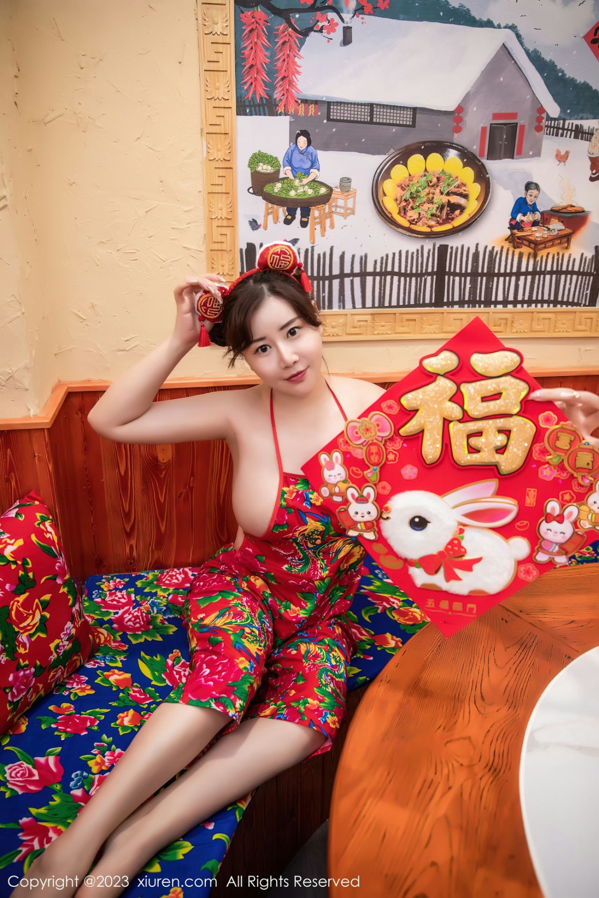 [XiuRen]高清写真图 2023.01.12 No.6121 王婉悠Queen 布兜美臀