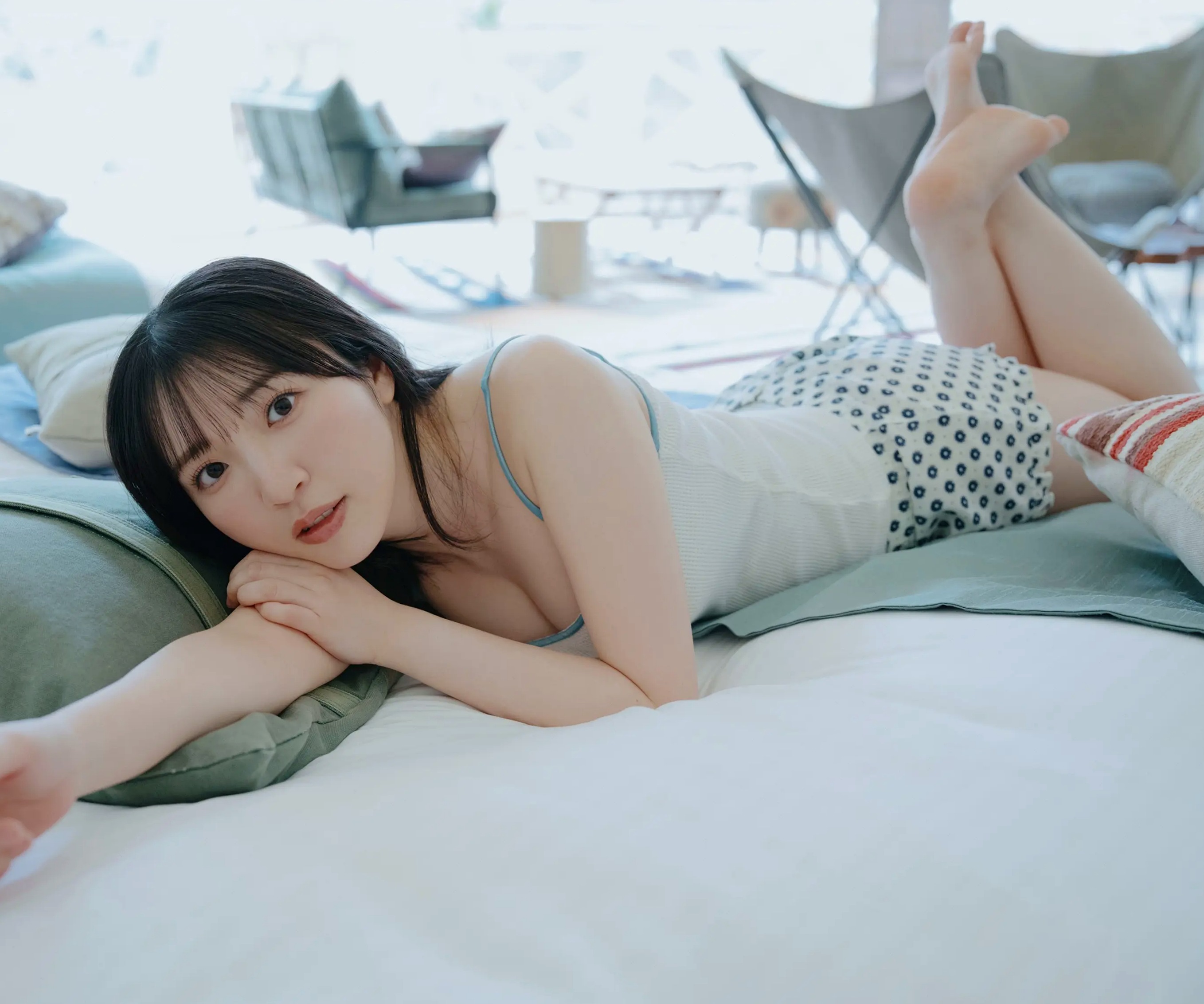 Gallery - 豊田萌絵 - Day by Day 日系清新家居与泳池比基尼写真 [125P]日本清新比基尼泳池治愈系 丰田萌绘女神私房照_秀色女神 - image 11