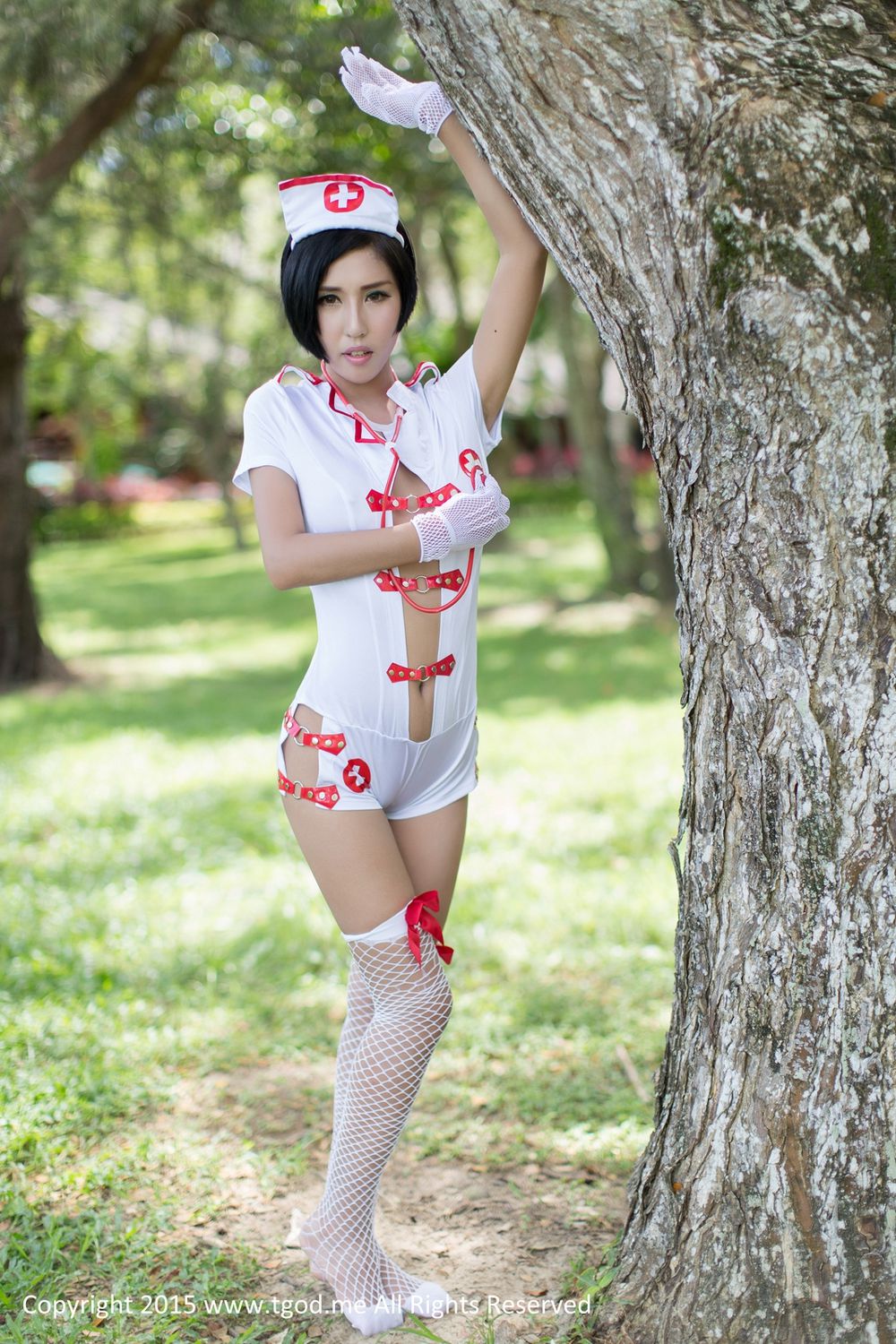 娜依灵儿-这位护士有点冷 [TGOD推女神]高清写真图