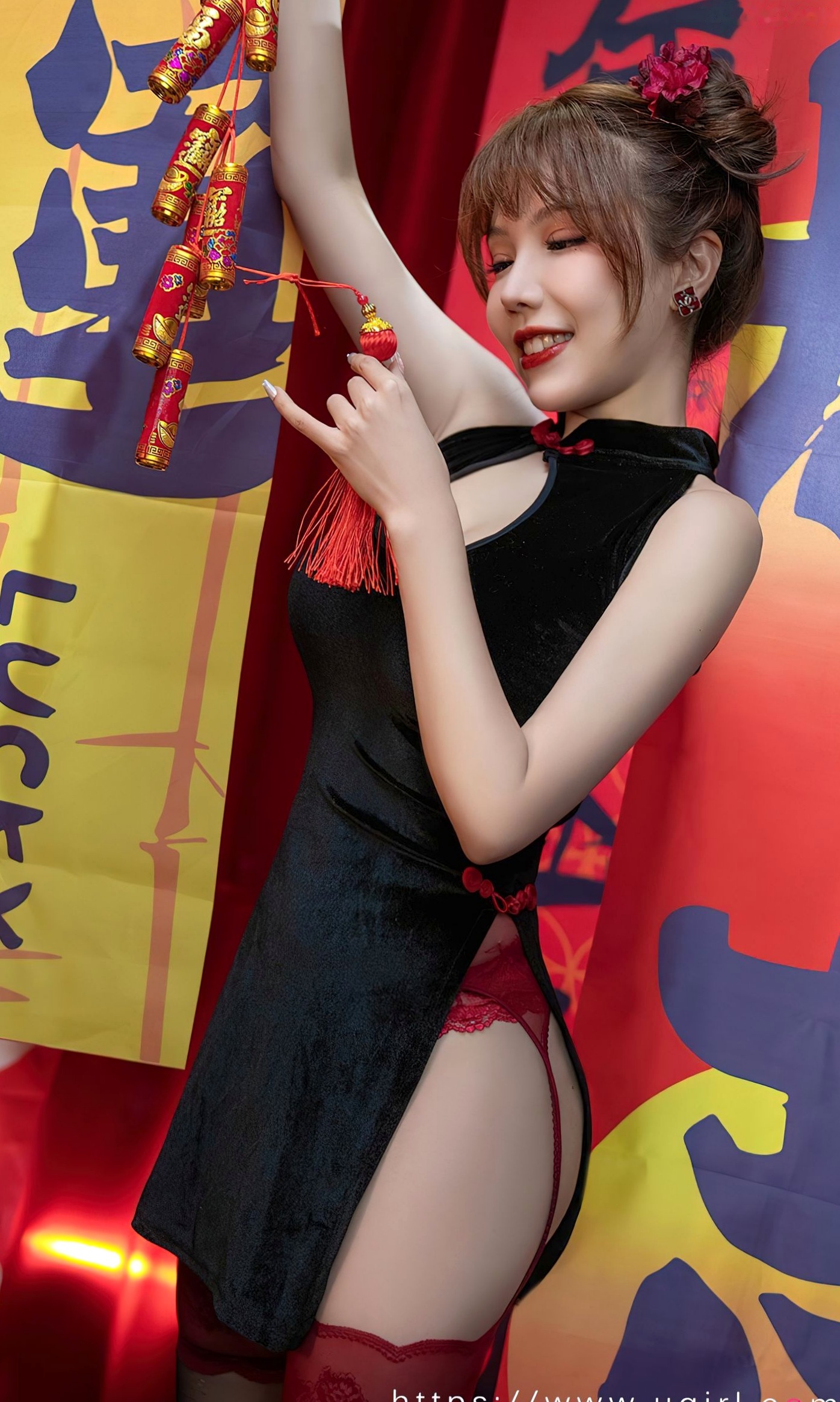 Gallery - UGirlsApp尤果圈 - Chiness Model 爱尤物 - Love Beauty -2769-妮小妖-《新年快乐》-2024.01.26爱尤物 - Love Beauty  妮小妖女神私房照_秀色女神 - image 8