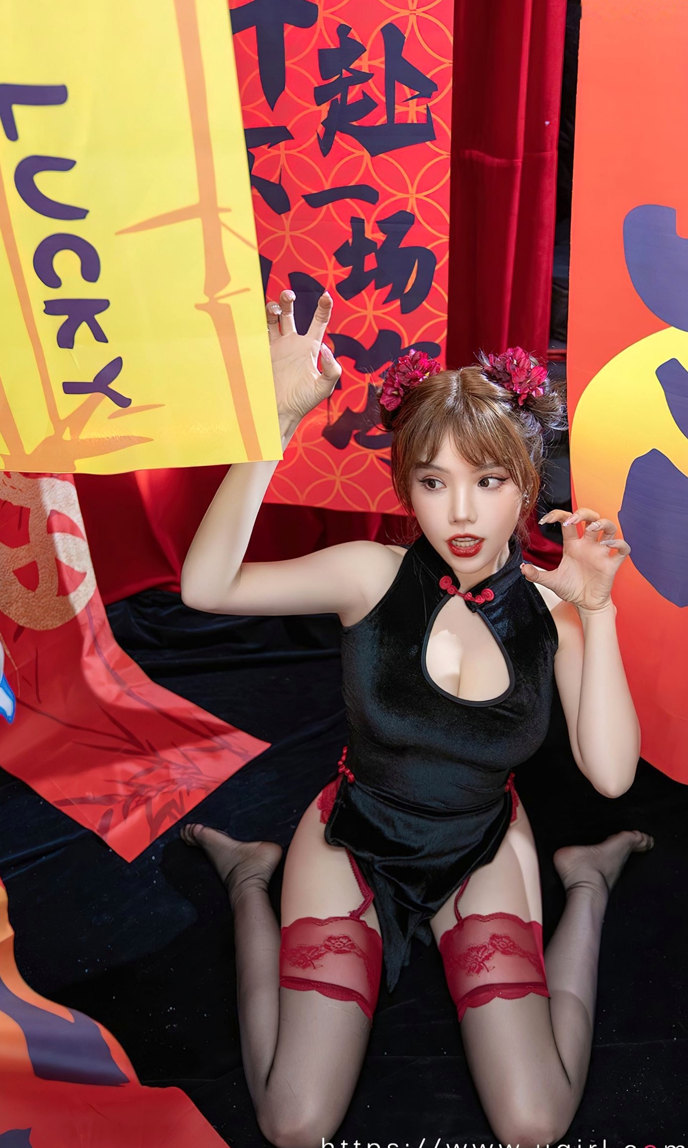 Gallery - UGirlsApp尤果圈 - Chiness Model 爱尤物 - Love Beauty -2769-妮小妖-《新年快乐》-2024.01.26爱尤物 - Love Beauty  妮小妖女神私房照_秀色女神 - image 13