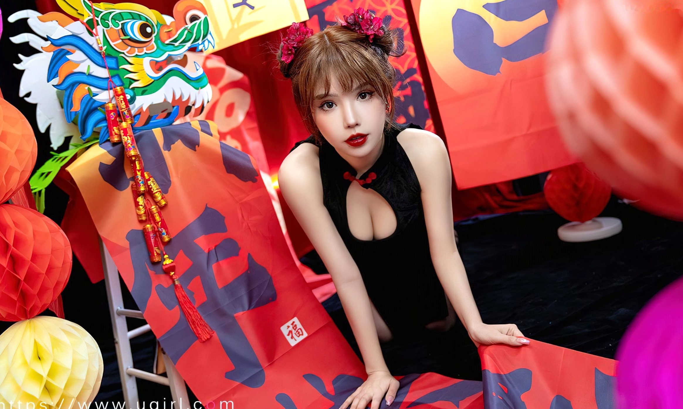 Gallery - UGirlsApp尤果圈 - Chiness Model 爱尤物 - Love Beauty -2769-妮小妖-《新年快乐》-2024.01.26爱尤物 - Love Beauty  妮小妖女神私房照_秀色女神 - image 15