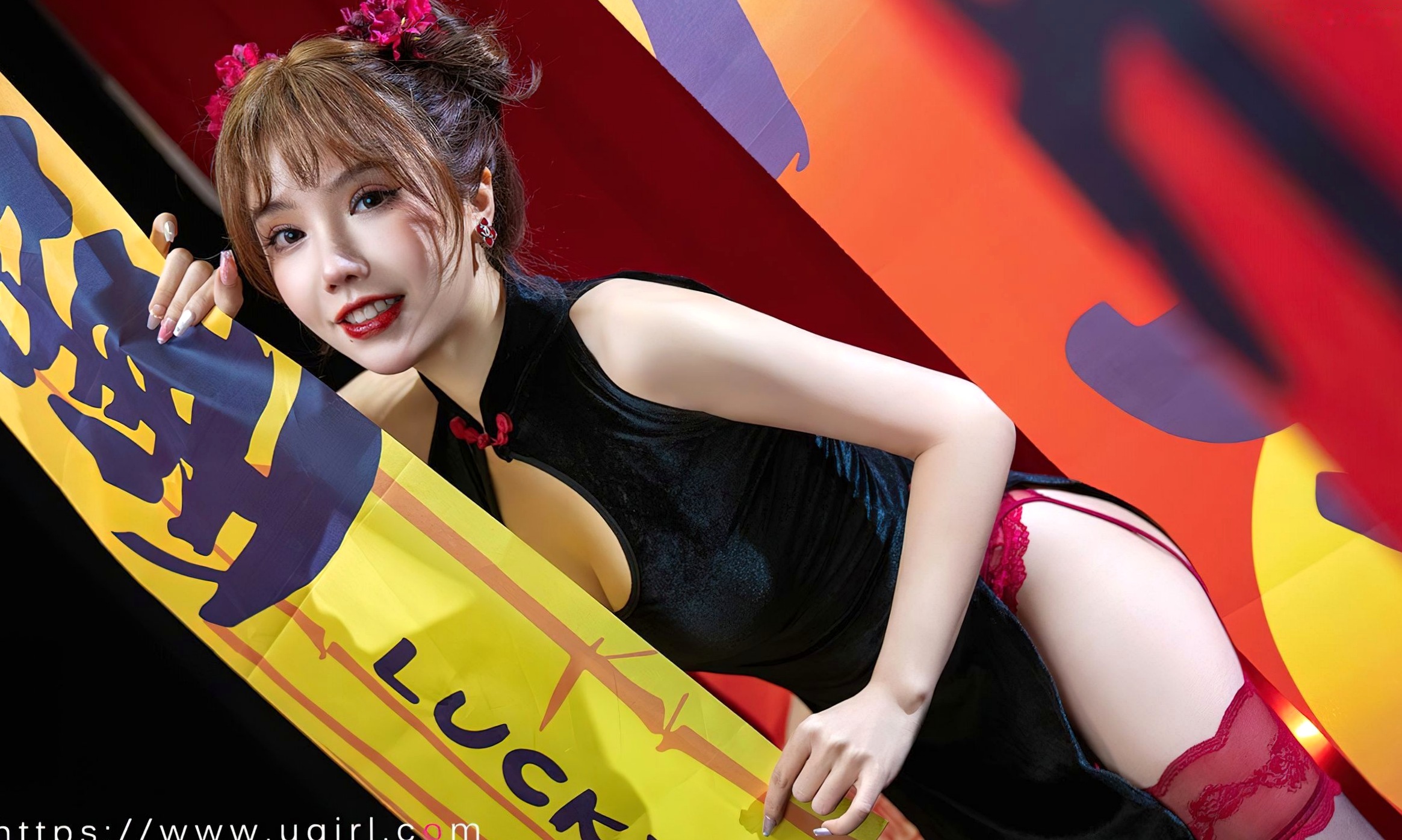 Gallery - UGirlsApp尤果圈 - Chiness Model 爱尤物 - Love Beauty -2769-妮小妖-《新年快乐》-2024.01.26爱尤物 - Love Beauty  妮小妖女神私房照_秀色女神 - image 17