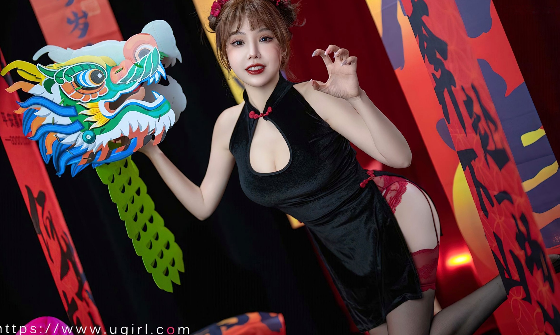 Gallery - UGirlsApp尤果圈 - Chiness Model 爱尤物 - Love Beauty -2769-妮小妖-《新年快乐》-2024.01.26爱尤物 - Love Beauty  妮小妖女神私房照_秀色女神 - image 22